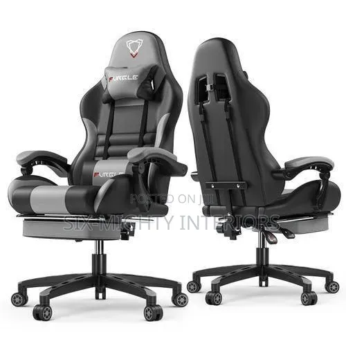 Furgle Pro Series Gaming Chair With Footrest and Headrest