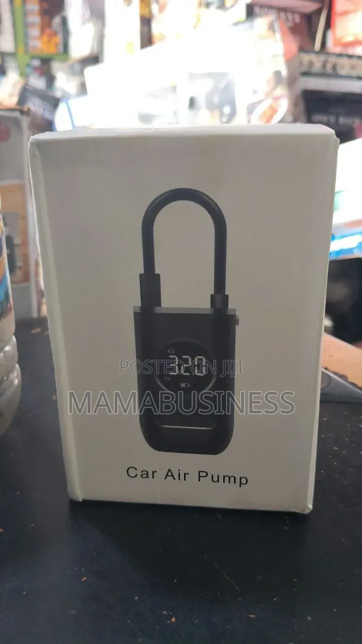 Padlock Shaped Digital Car Air Pump Inflator