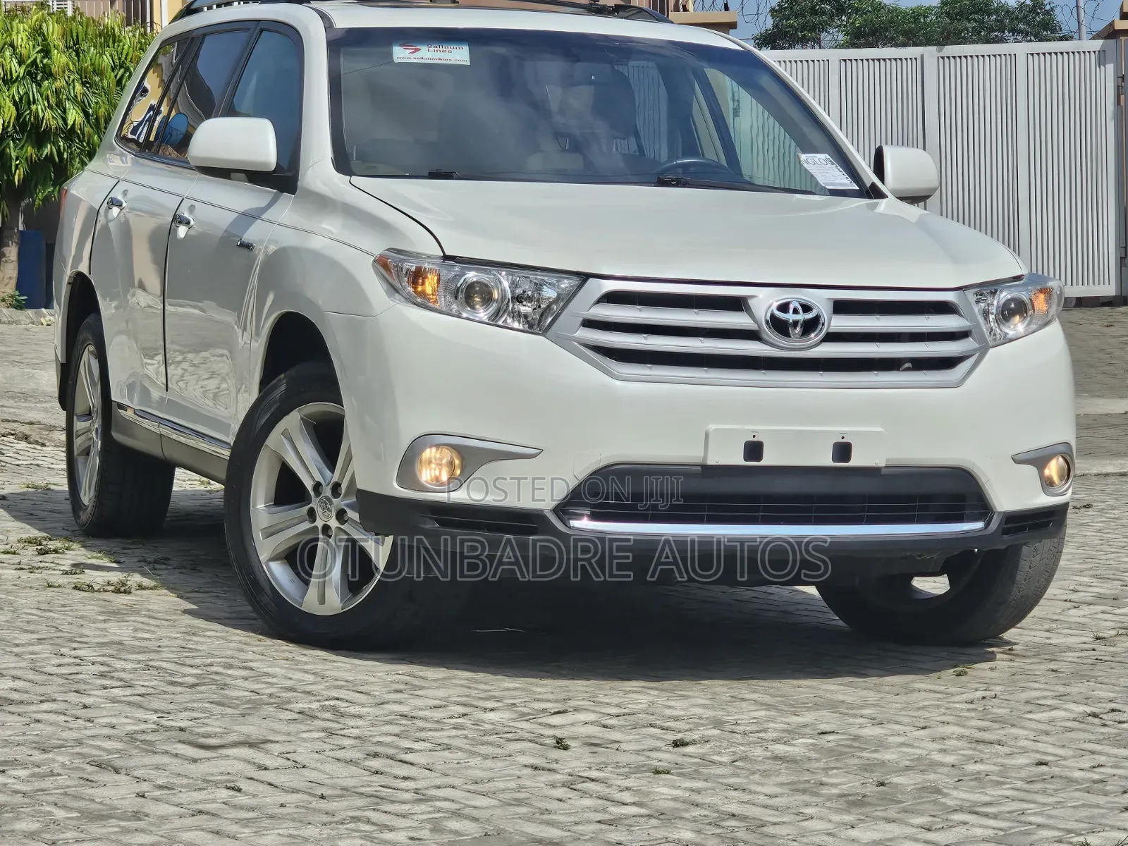 Toyota Highlander Limited 3.5l 4WD 2013 White