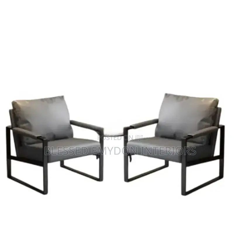 Vintage Accent Upholstered Armchair - Set of 2 - Gray