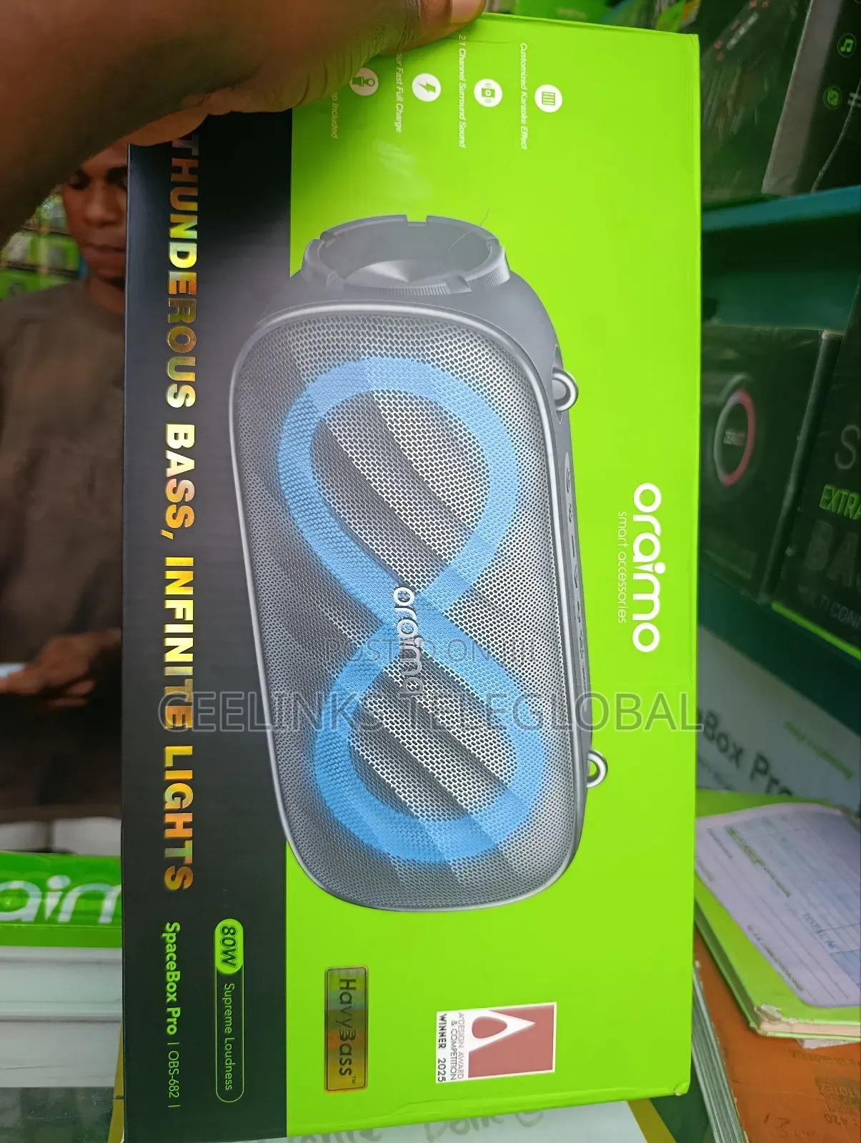 Oraimo Spacebox Max Wireless Party Speaker 200w Ultimate Sound