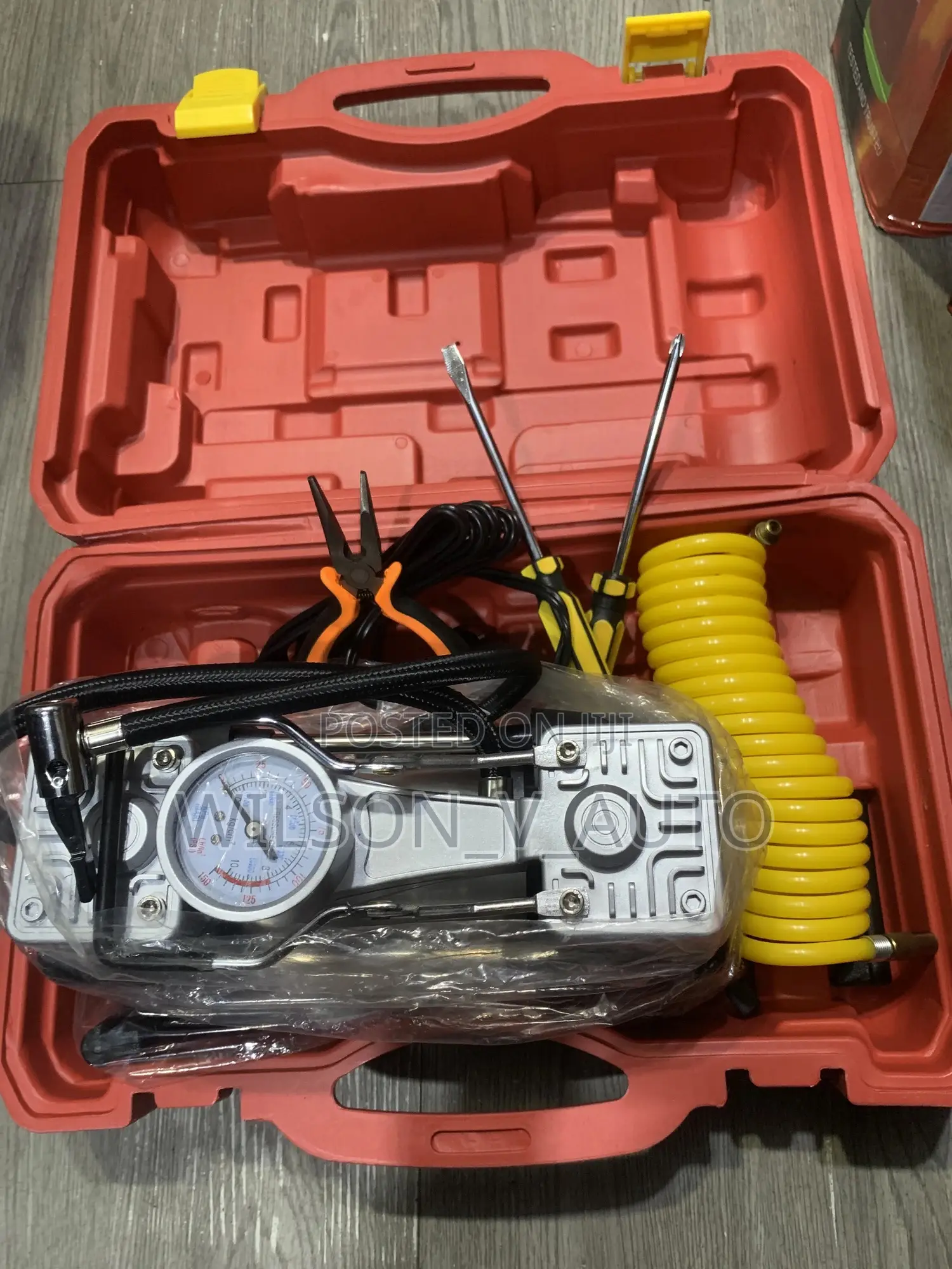 Portable Car Tire Inflator Pump – Fast Easy Air Compressor