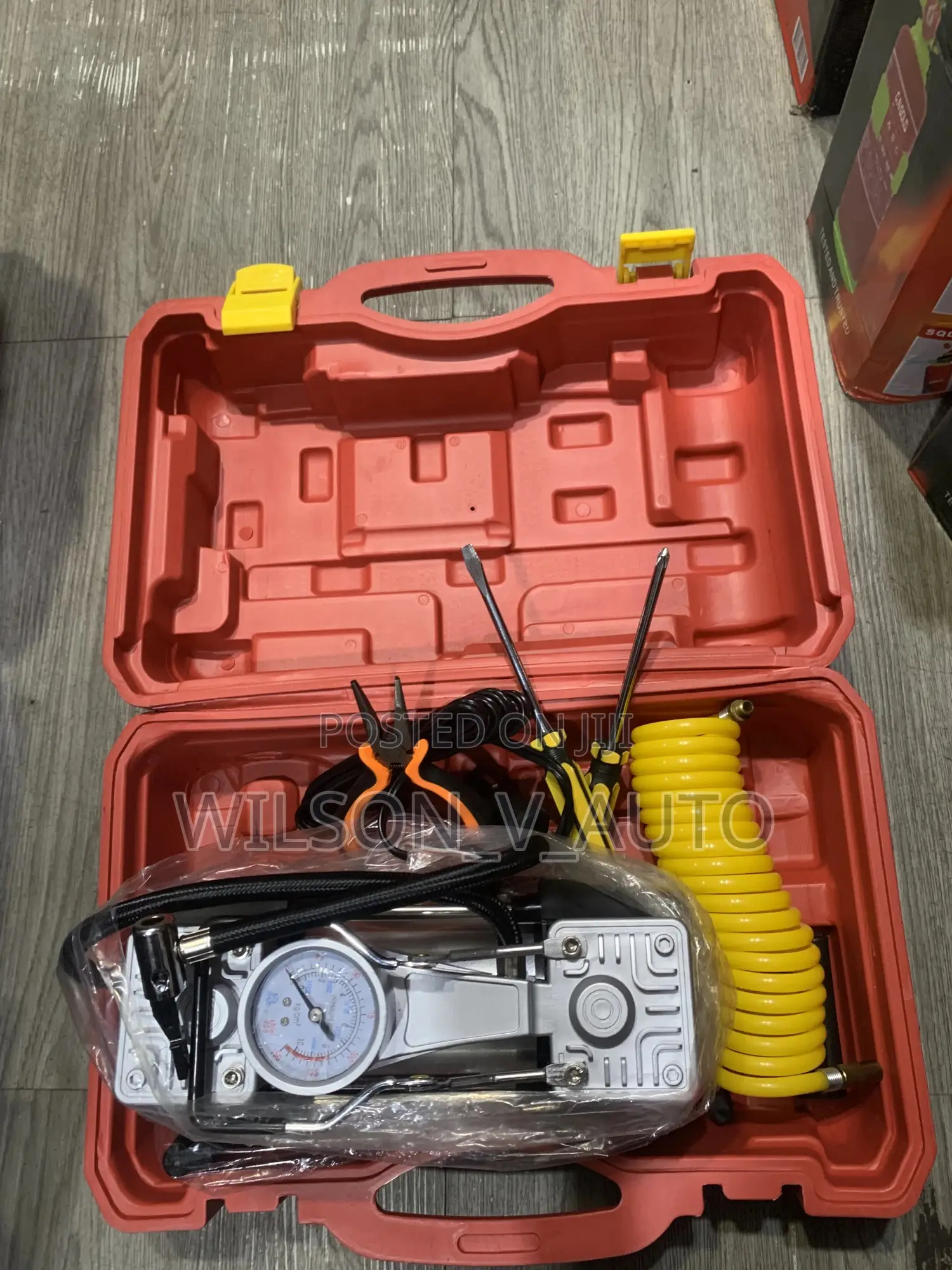 Portable Car Tire Inflator Pump – Fast Easy Air Compressor