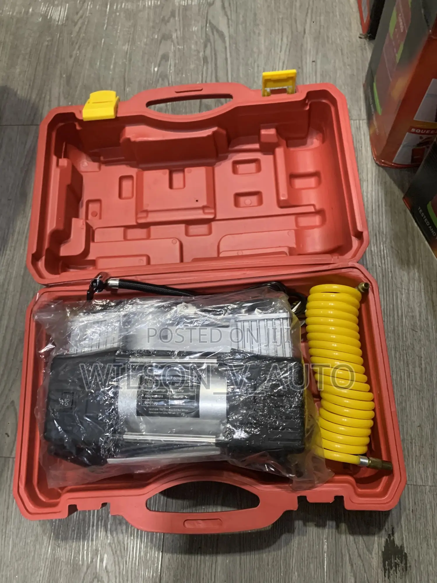Portable Car Tire Inflator Pump – Fast Easy Air Compressor