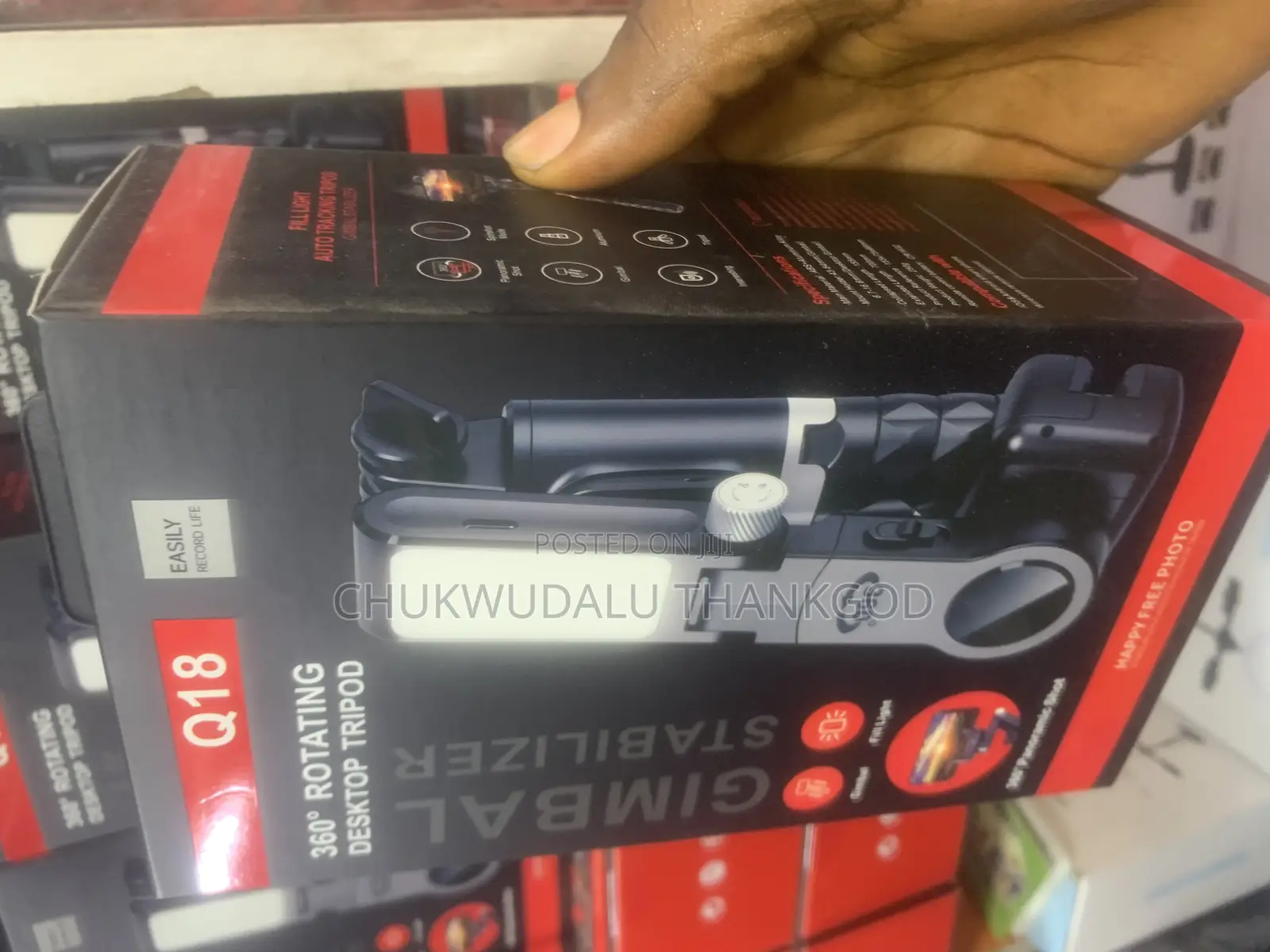 Q18 360° Rotating Desktop Tripod
