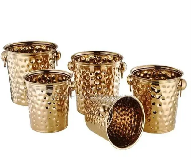 Stainless Steel Hammered Champagne Bucket