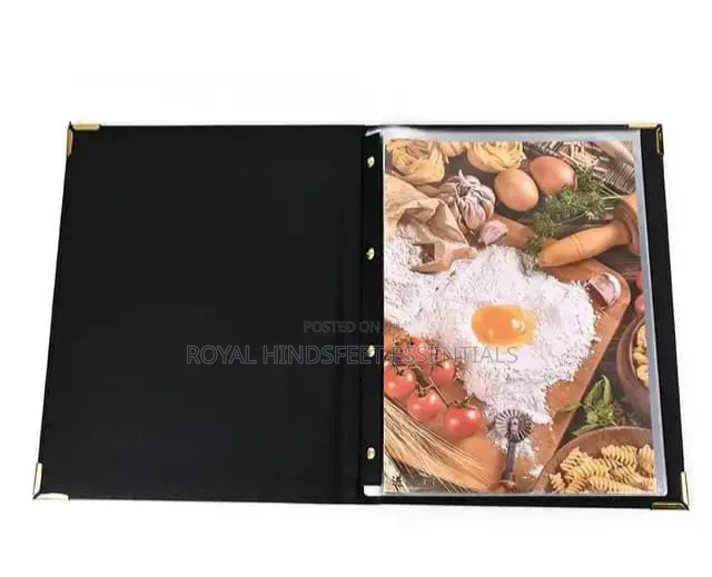 Leather Menu Cover Folders