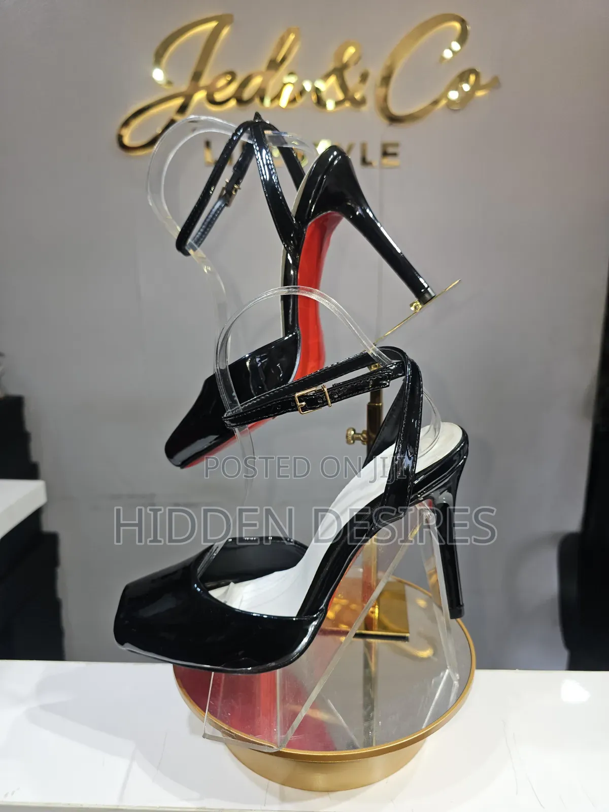 Yadale Square Toe Stilettos- Black