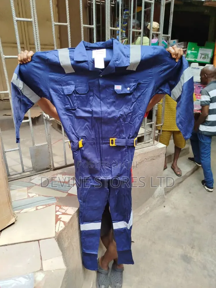 Navy Blue Safety Coverall