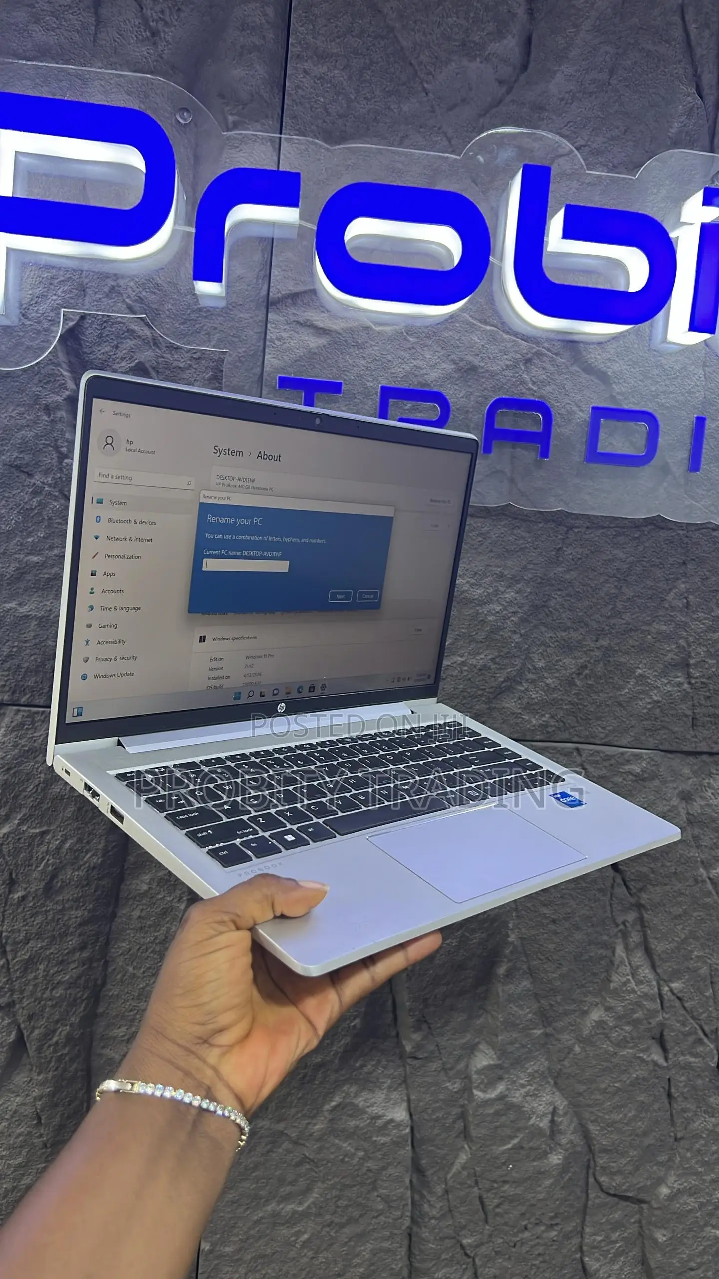 Laptop HP ProBook 440 G8 12GB Intel Core i5 SSD 512GB