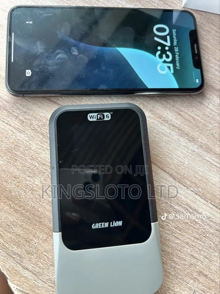 Green Lion Connect 5g Portable Mifi Router - Black