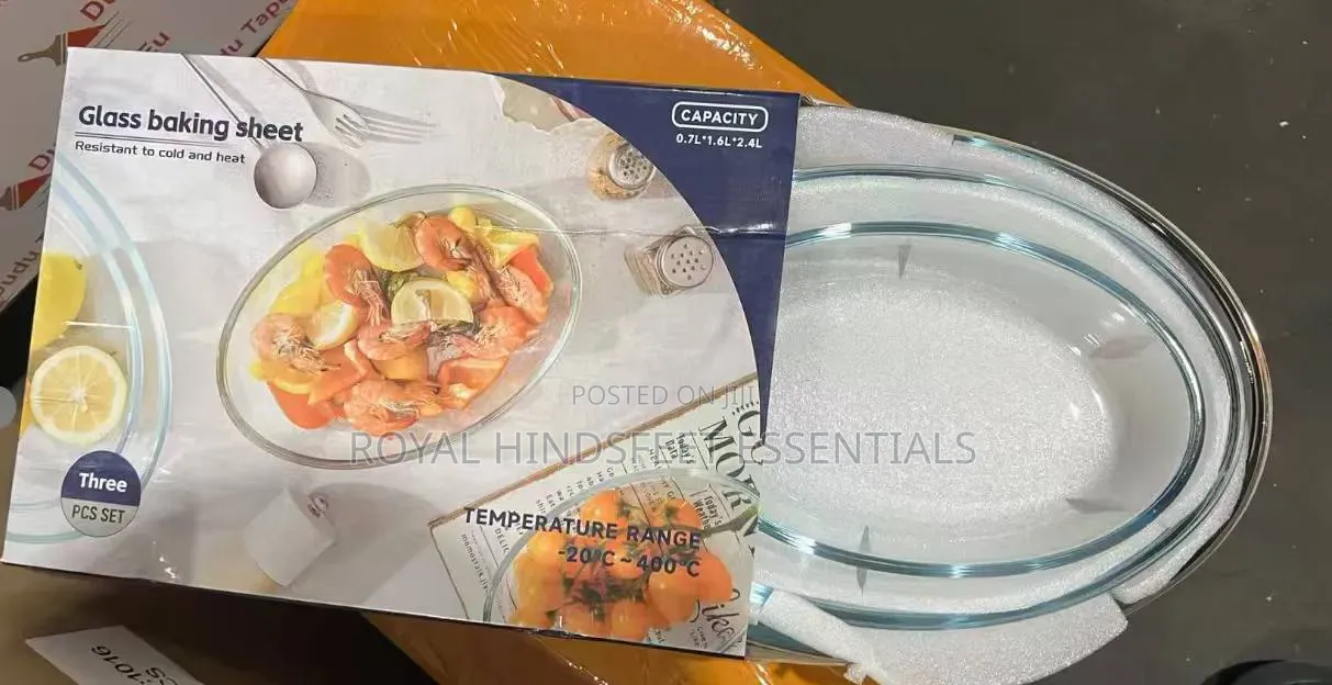 Microwave Safe 3pcs Oven Glass Baking Bowls