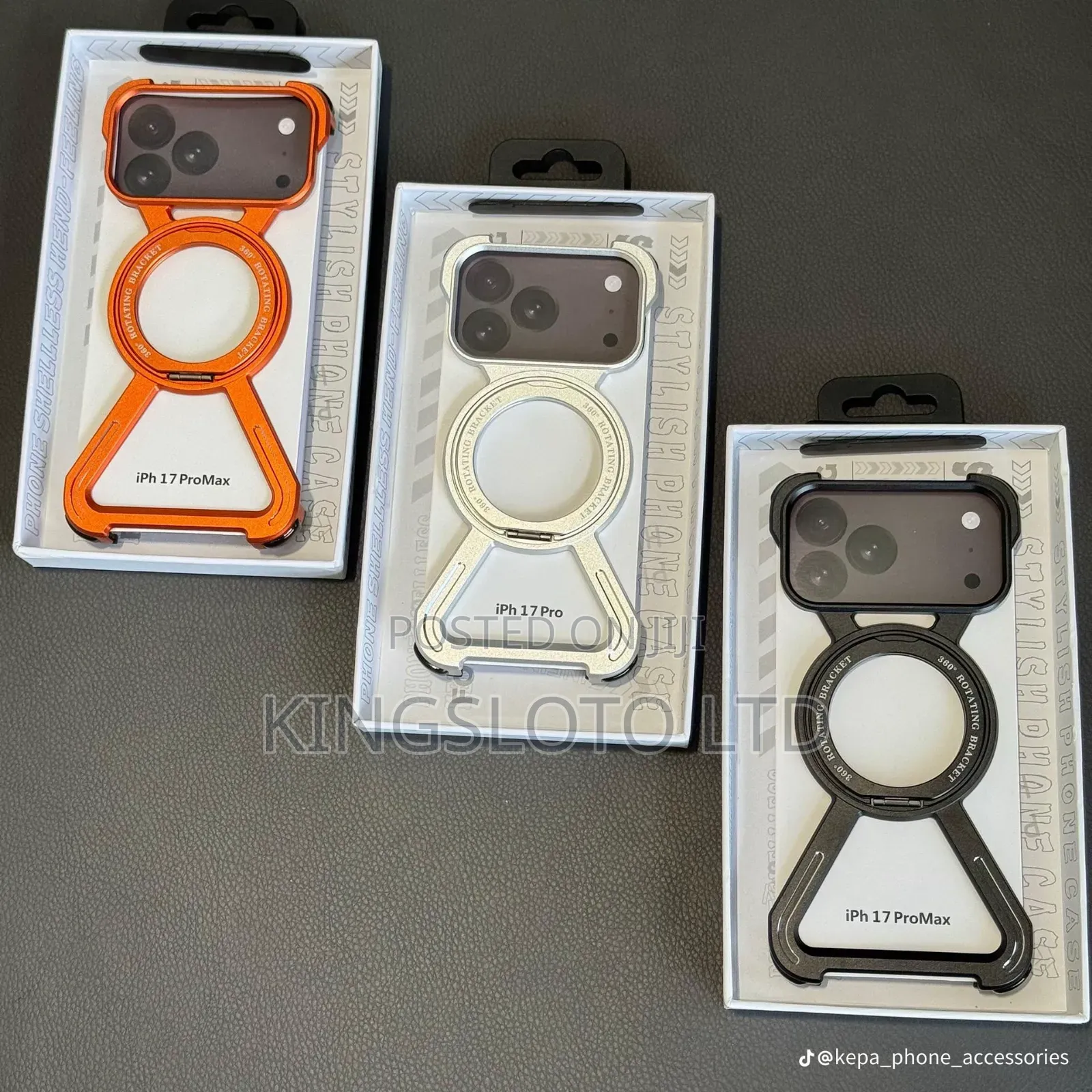 Rugged Aluminium Alloy Metal Rimless Case for iPhone 17 Pro