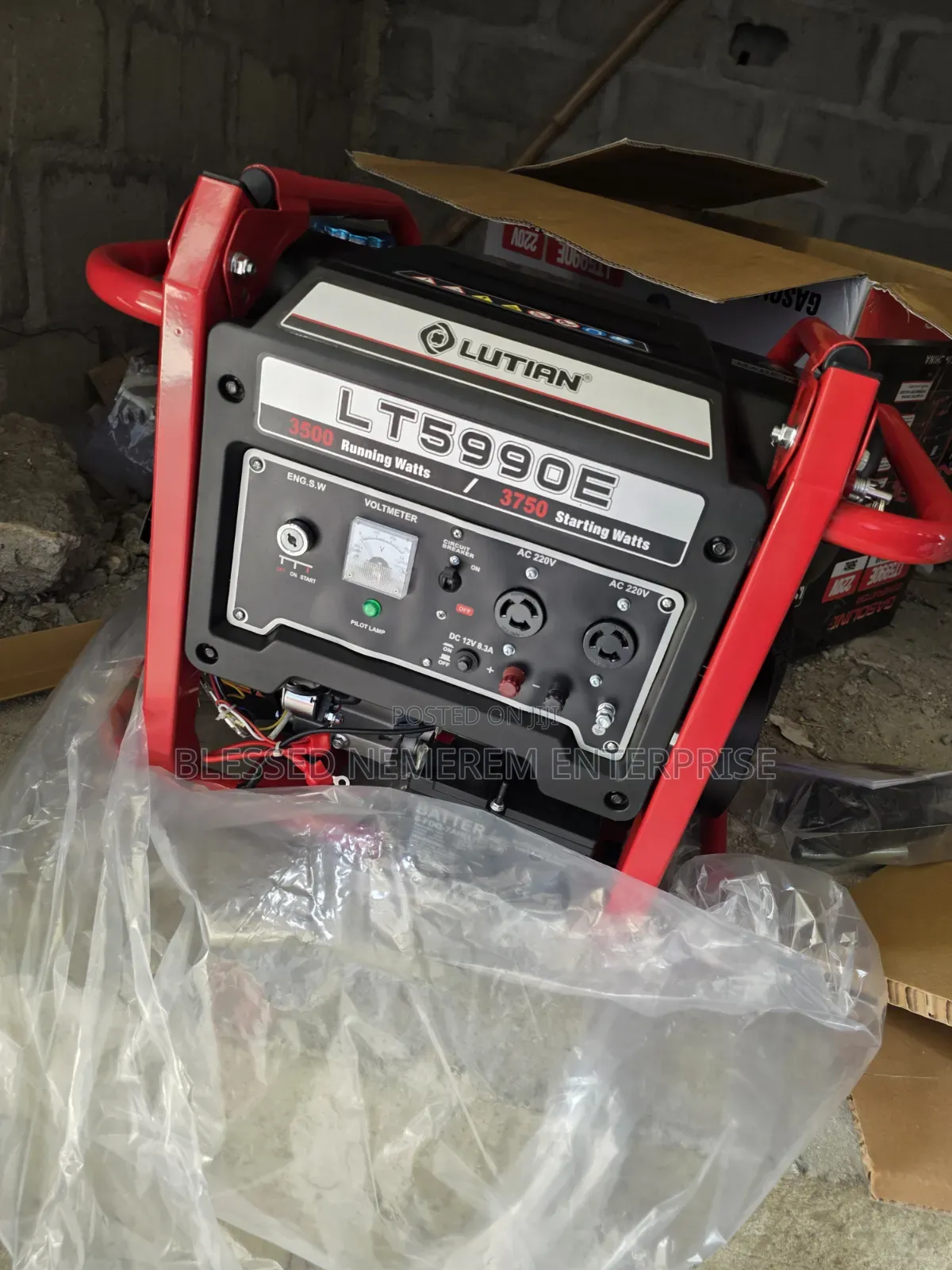 Lutian Petrol Generator Model Lt5990e 4.5kva 100%Copper Coil
