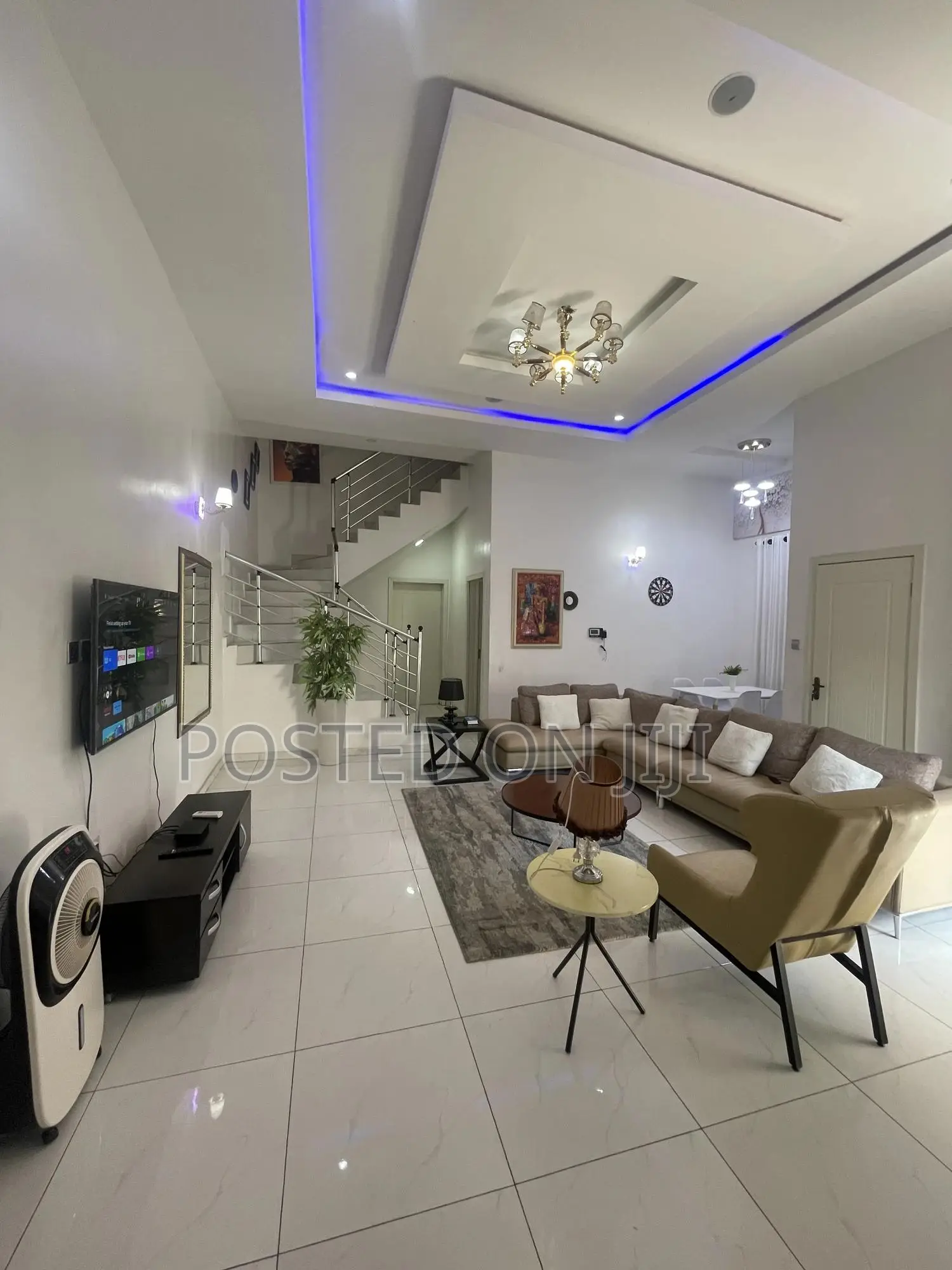 Furnished 4bdrm Townhouse / Terrace in Tulip Haven, Chevron for rent