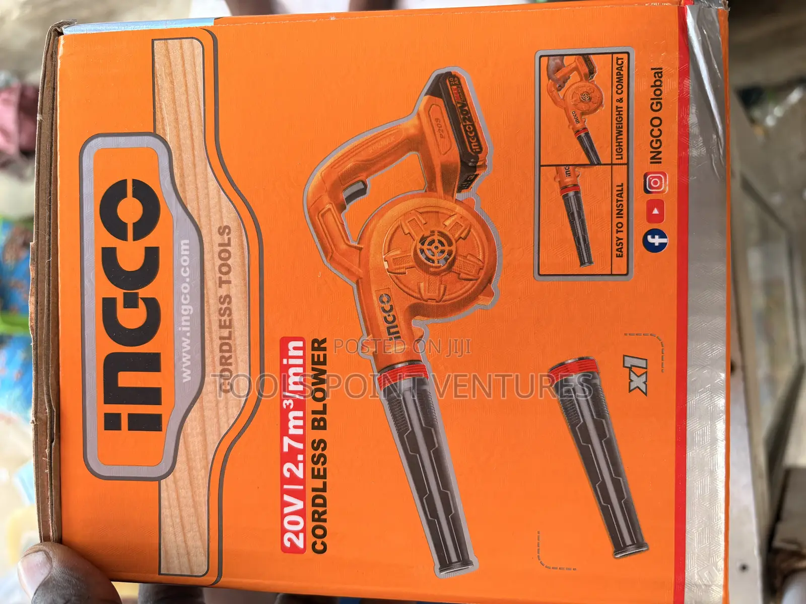 Ingco 20v Lithium-Ion Blower