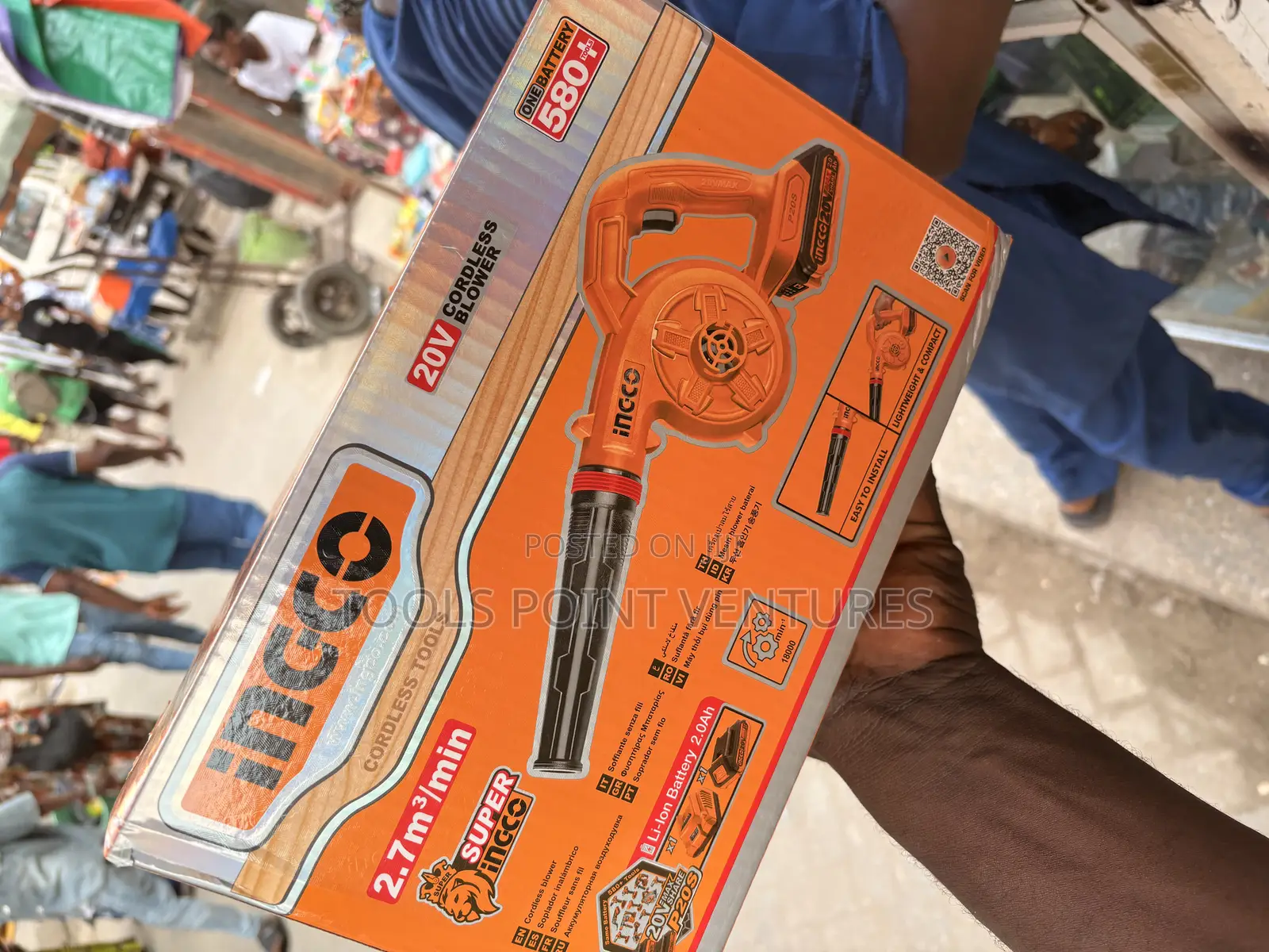 Ingco 20v Lithium-Ion Blower