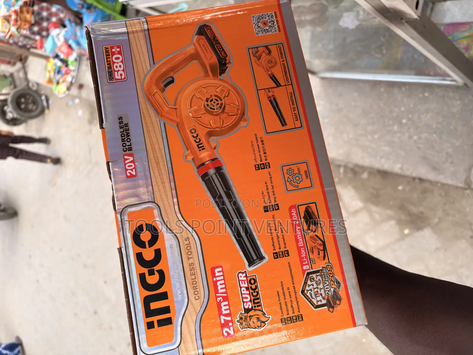 Ingco 20v Lithium-Ion Blower