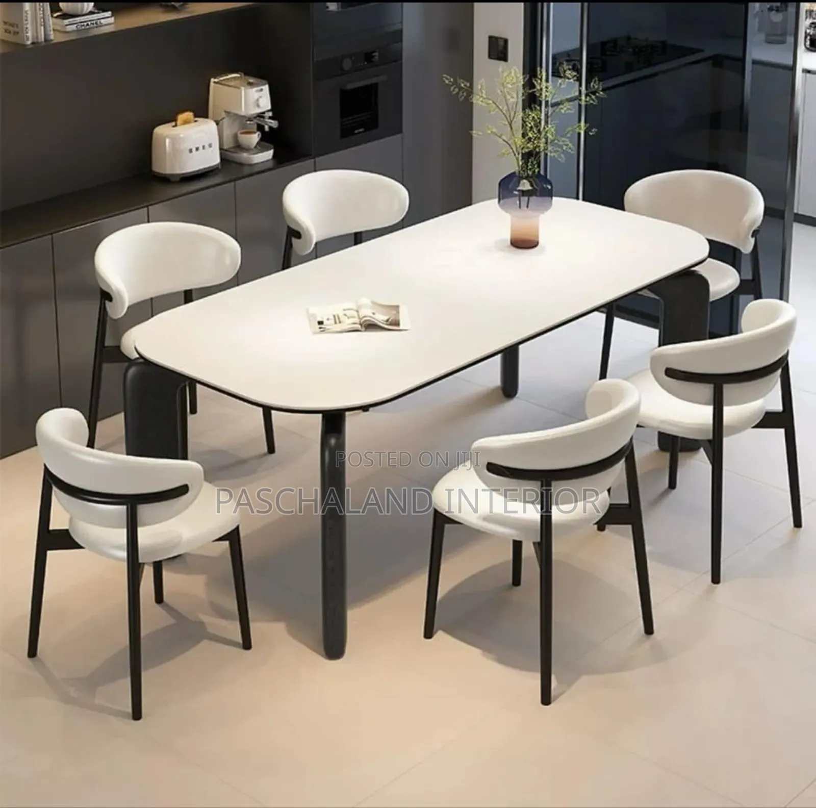 1. Luxury 6-Seater Marble Dining Set – Modern Elegant Design