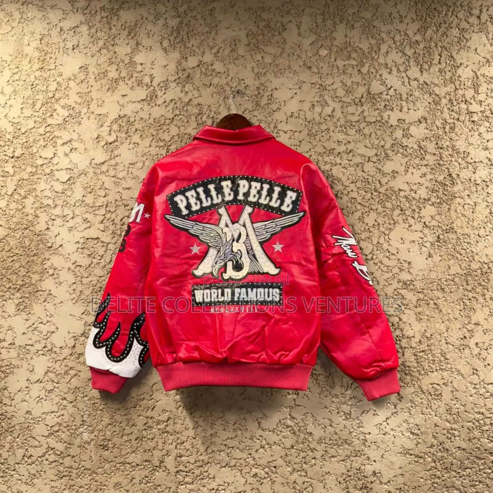*Limited Edition Black Leather X Brabub Jeff Hamilton Jacket*