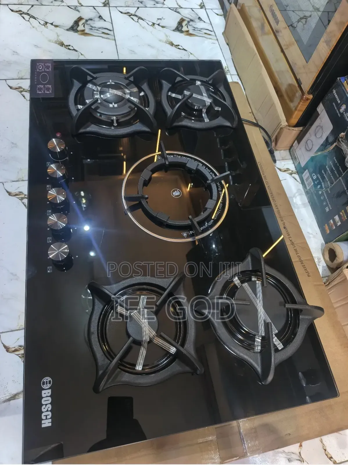 Quality Bosch Inbuilt Cabinet 90cm 4+1 Gas Electric Cooker Hob Etc.