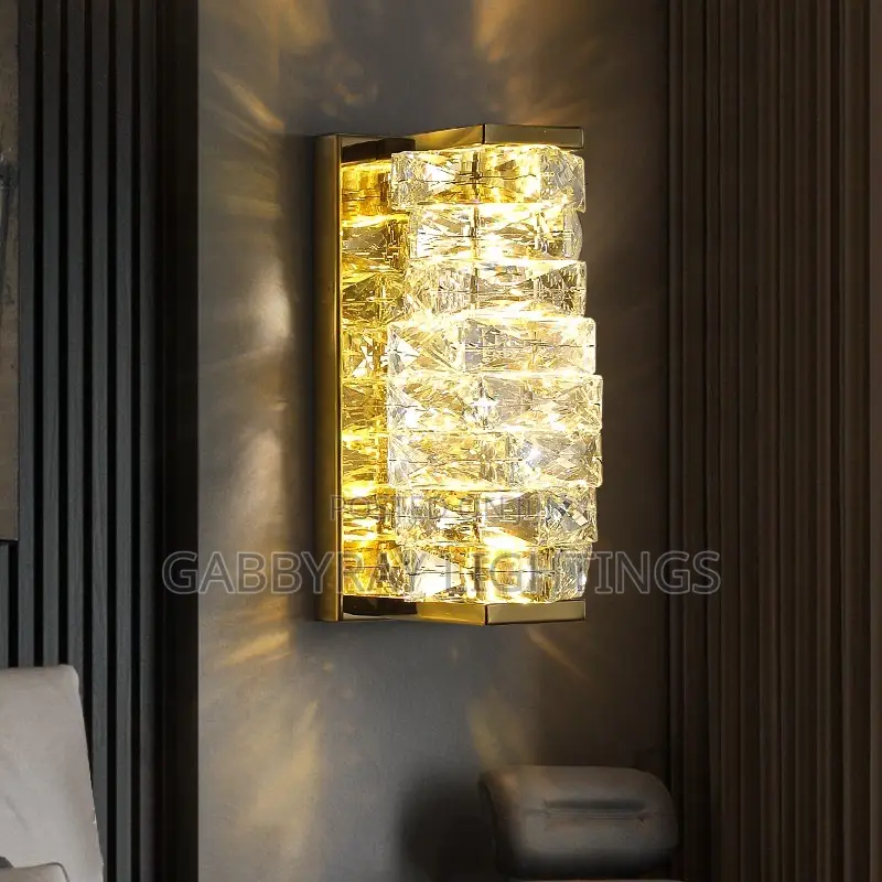 Luxury Crystal Stone Wall Light