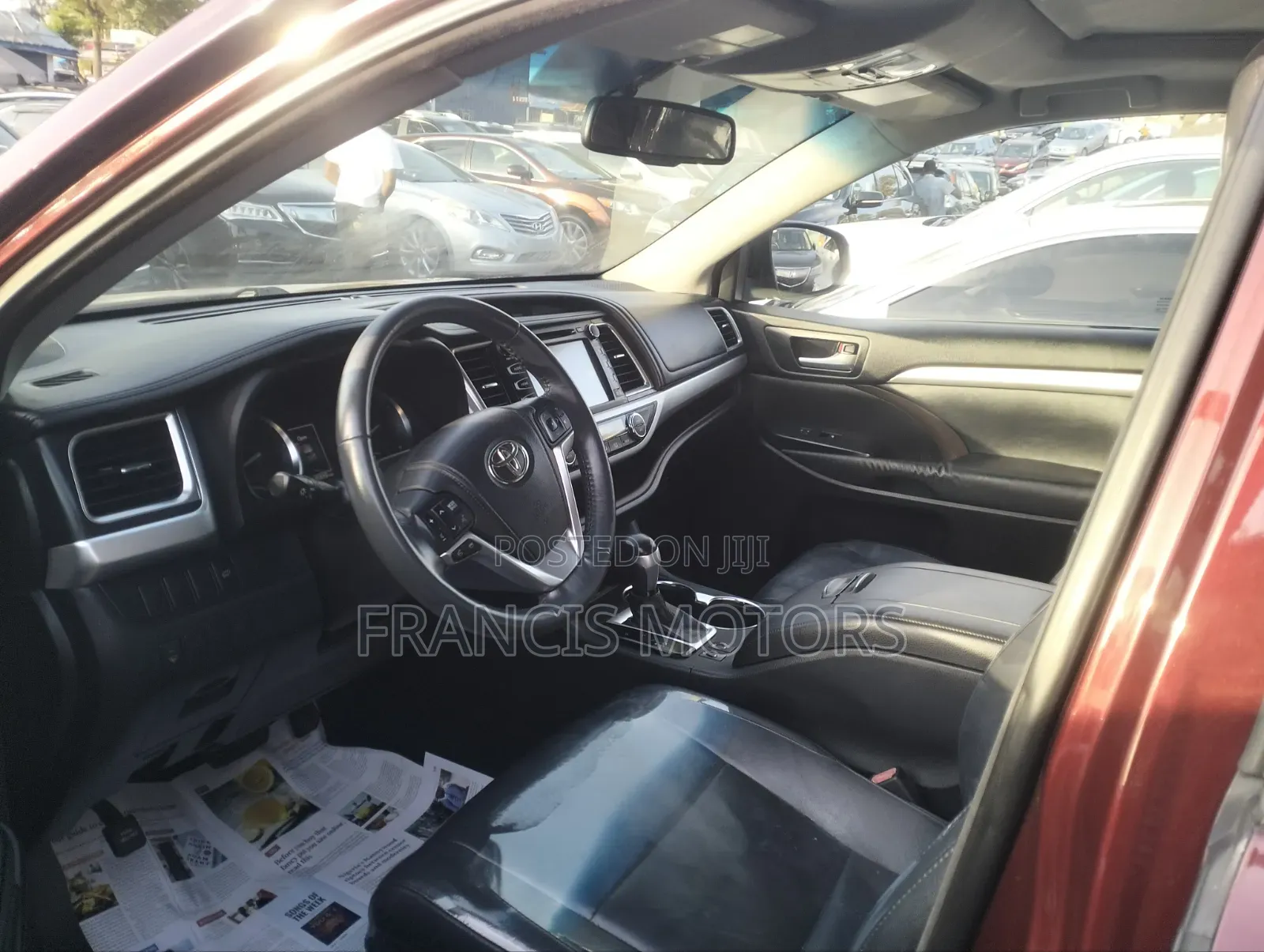 Toyota Highlander XLE 4dr SUV AWD (3.5L 6cyl 6A) 2015 Burgundy