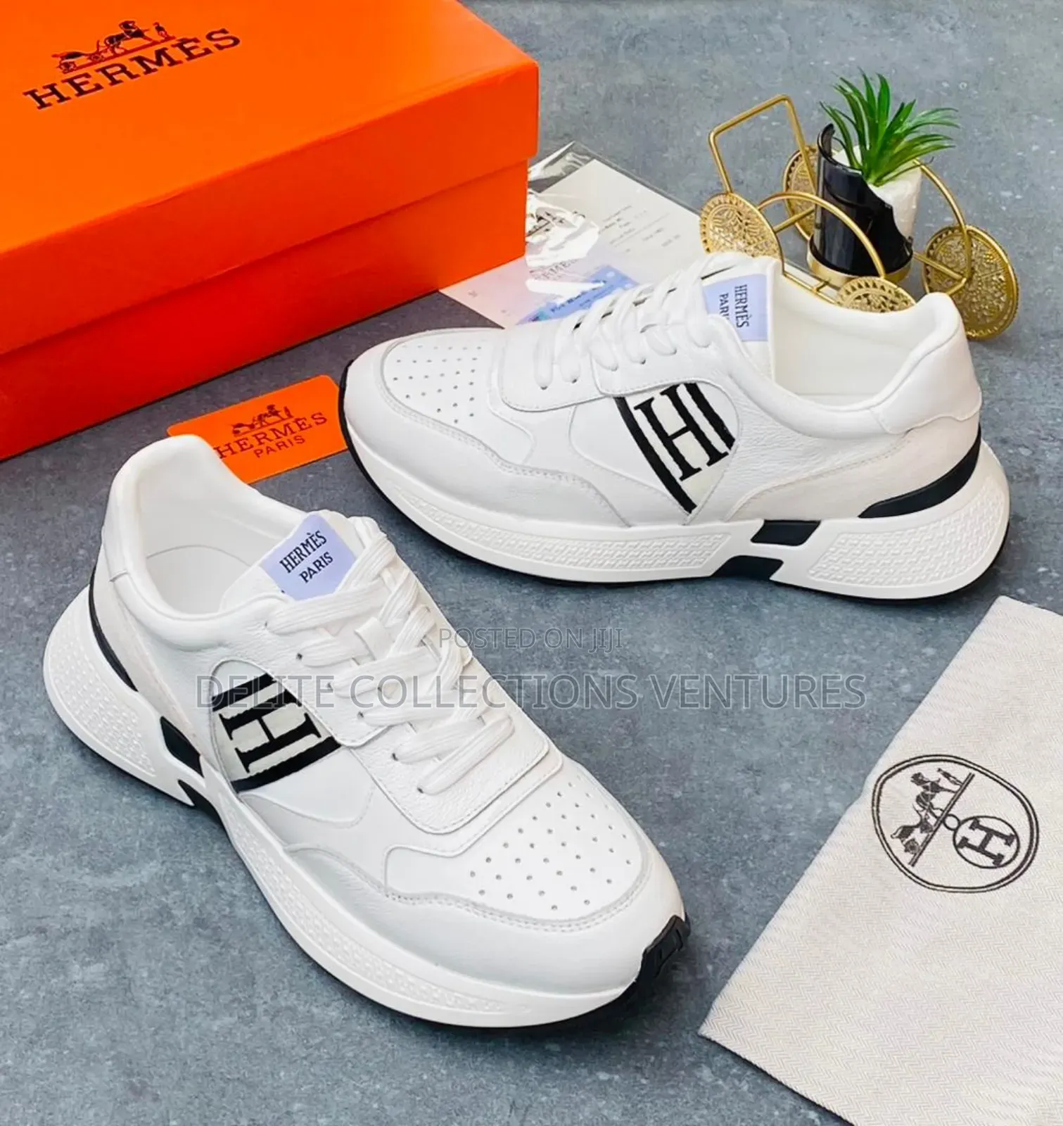 *New "Hermes Paris" Luxury Designer High Quality Sneakers