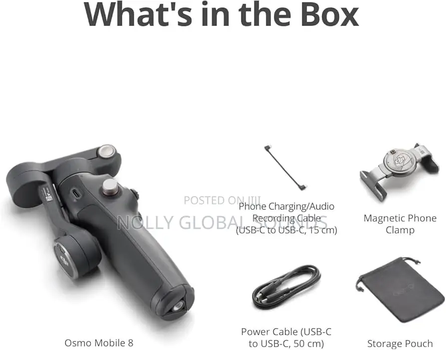 Dji Osmo Mobile 8, Gimbal Stabilizer For Phone, Ai Native Tracking