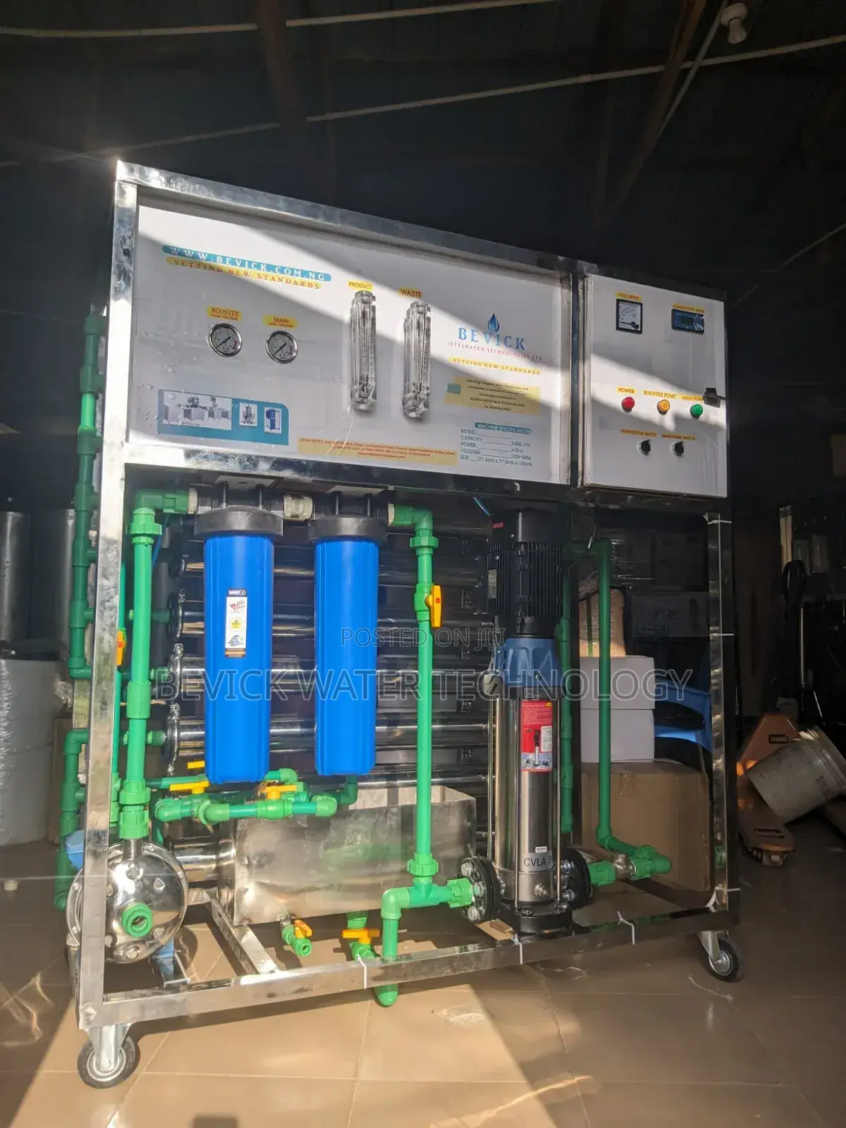 1–5 Ton Reverse Osmosis System for Pure Water Production