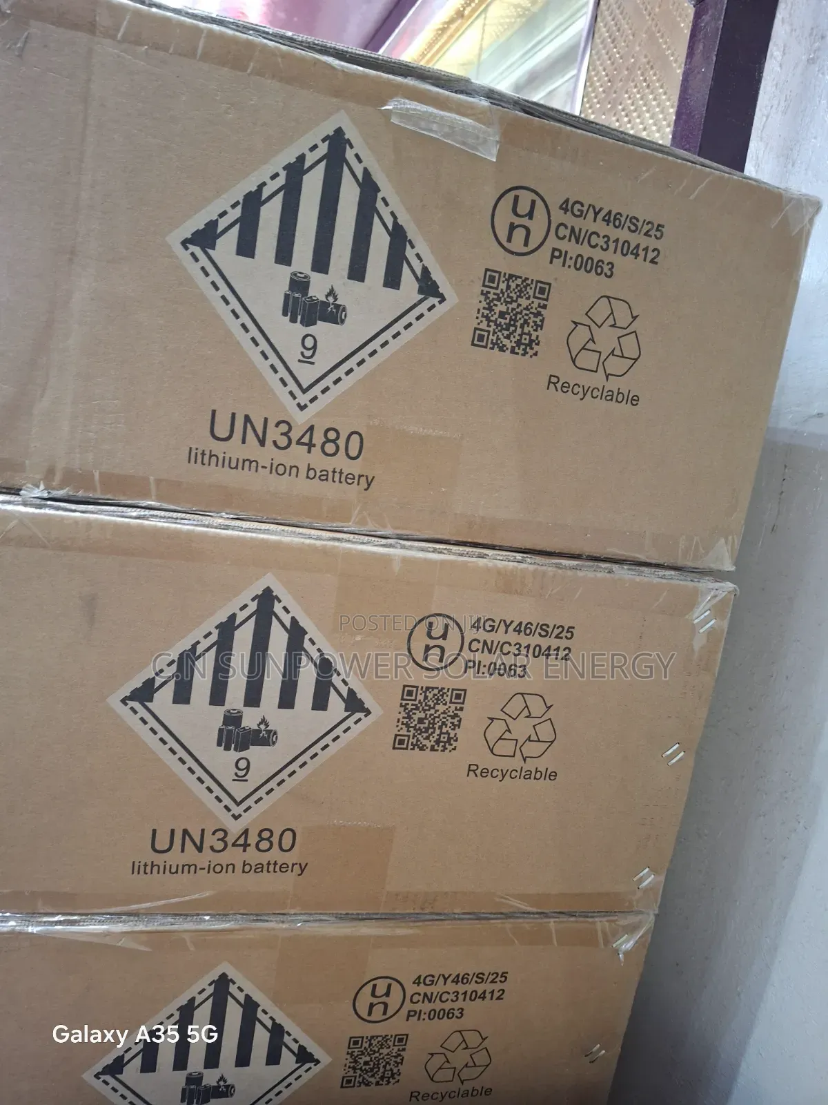 5kwh/48v Deye Lithium-Ion Battery