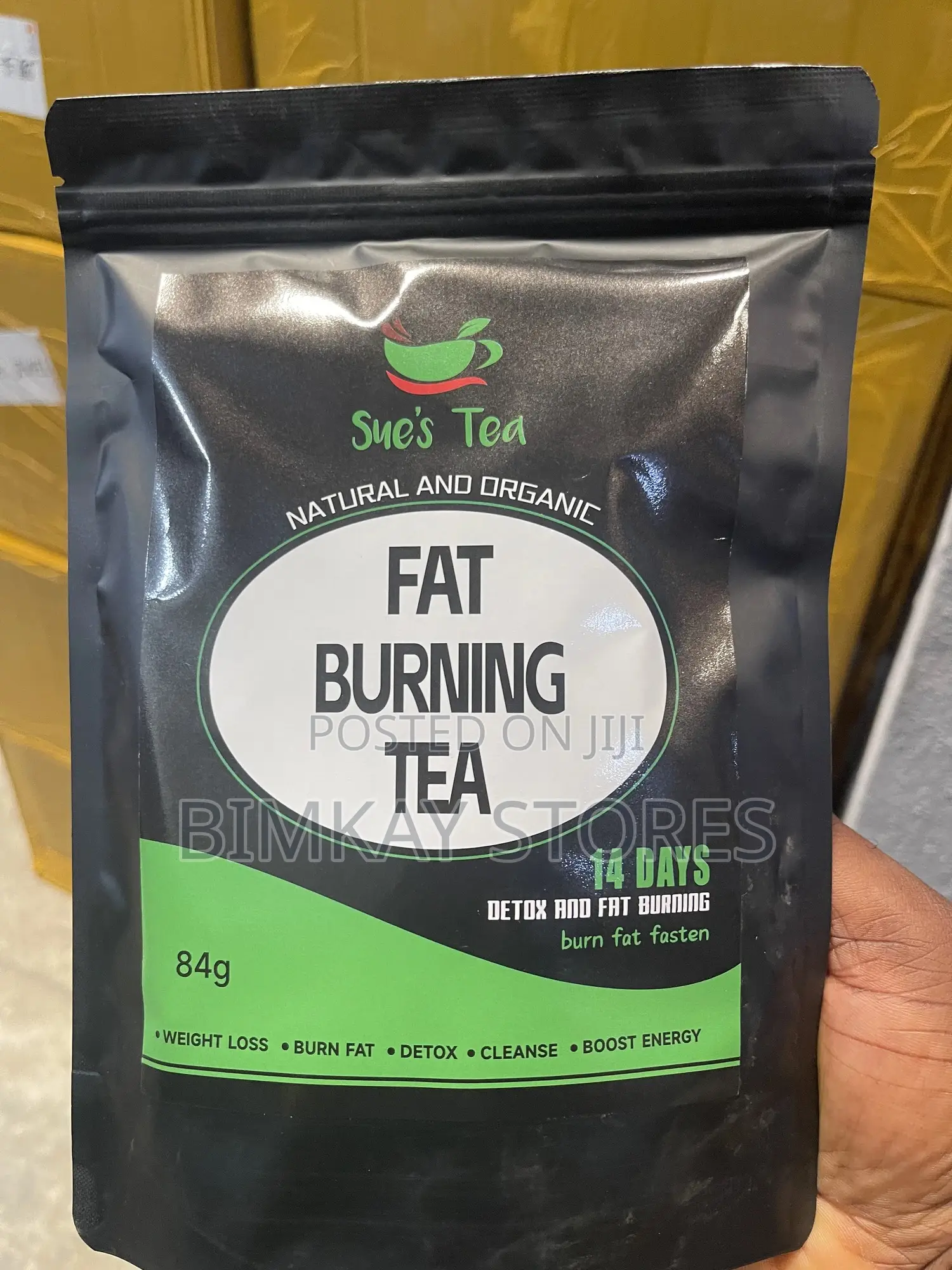Sues 14 Days Detox Fat Burning Weight Loss Tea Natural and Organic
