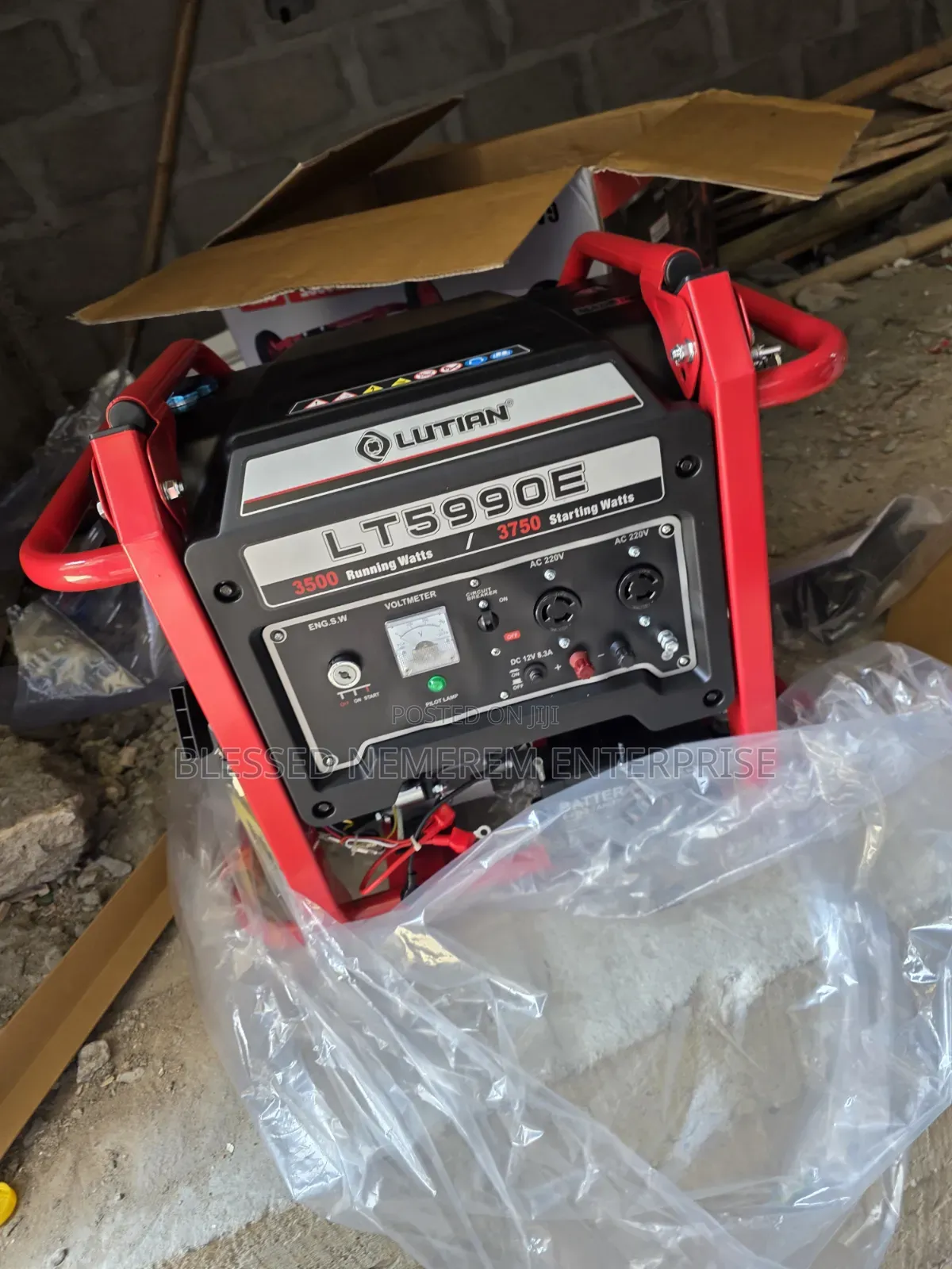 Heavy-Duty 4.5kva Lutian Petrol Generator 100% Copper Coil