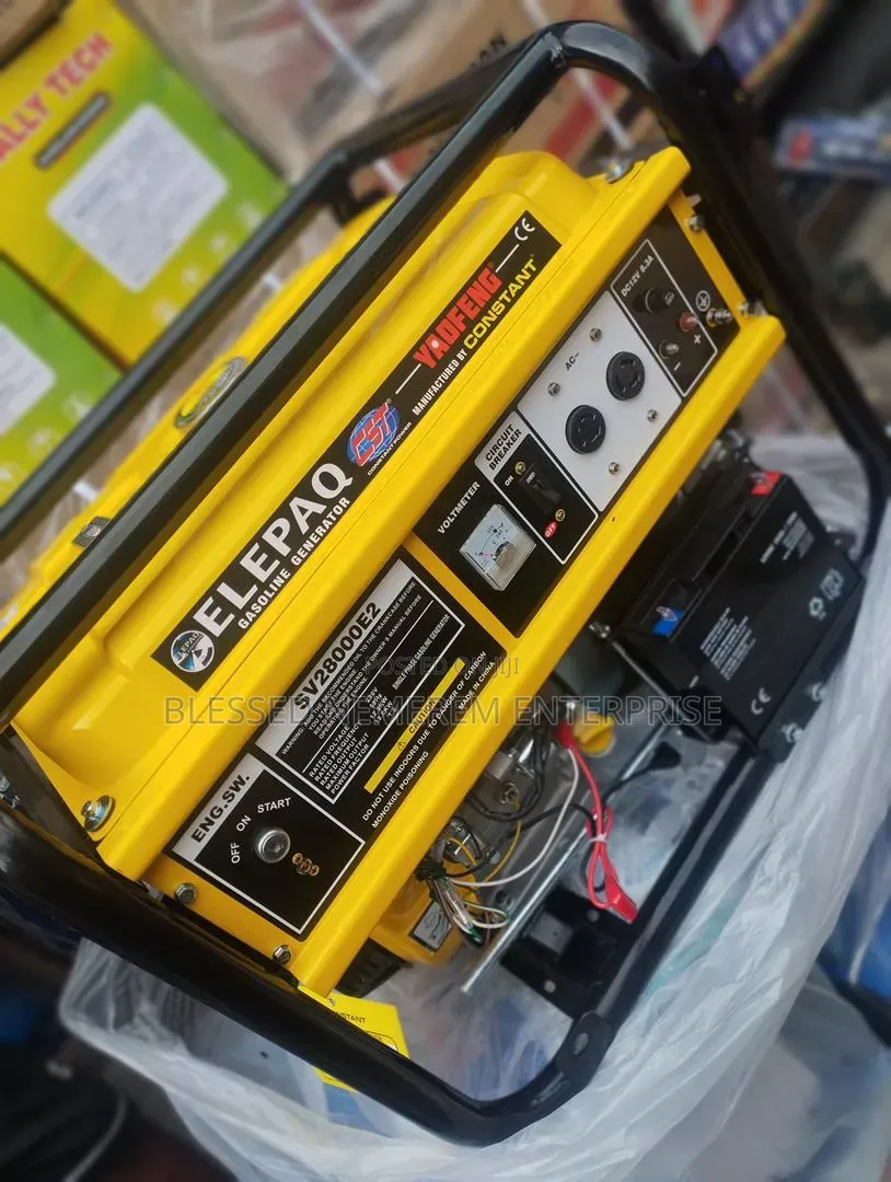 13kva Elepaq Constant Petrol Gen Model Sv28000e2 100%Copper Coil