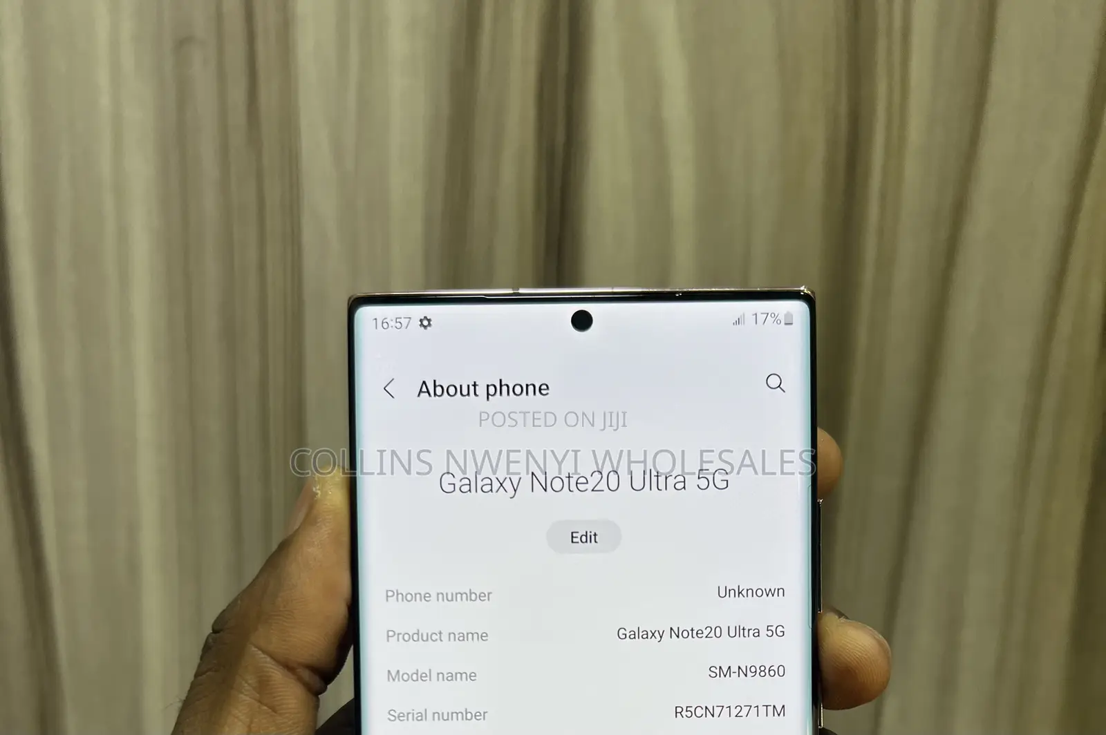 Samsung Galaxy Note 20 Ultra 5G 256 GB Gold