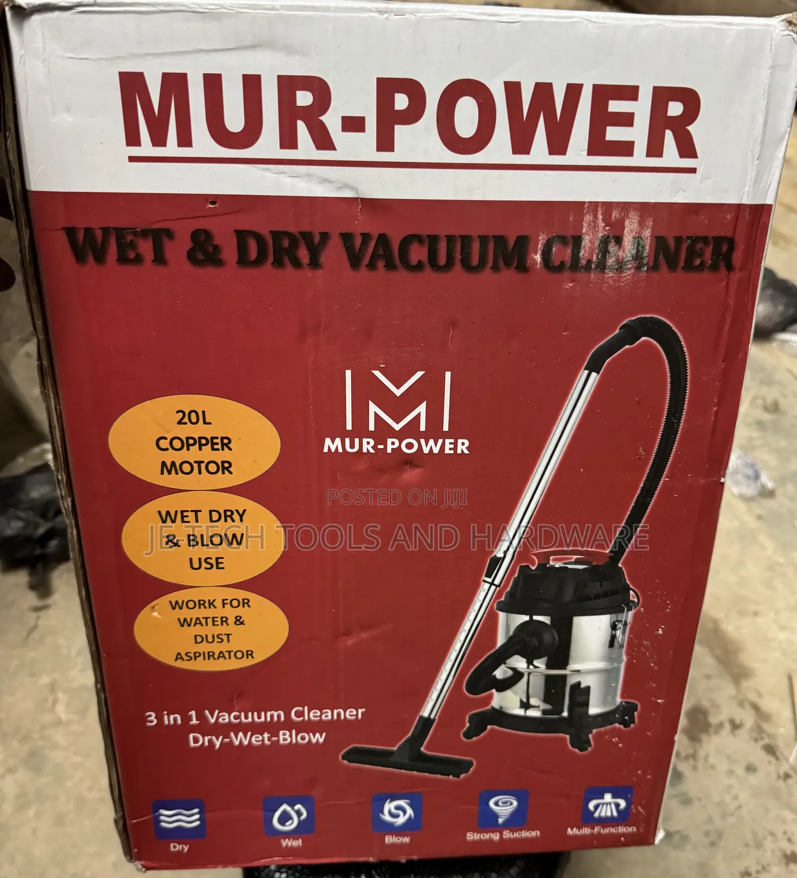 20 L Murpower Wet Dry Vacuum Cleaner