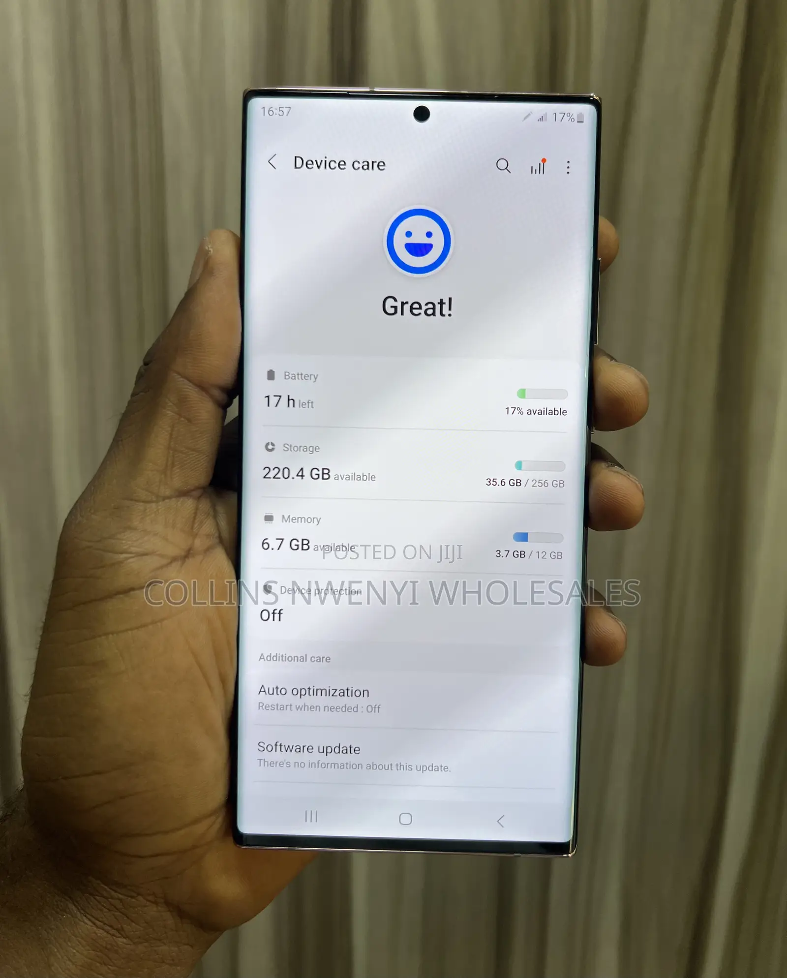 Samsung Galaxy Note 20 Ultra 5G 256 GB Gold