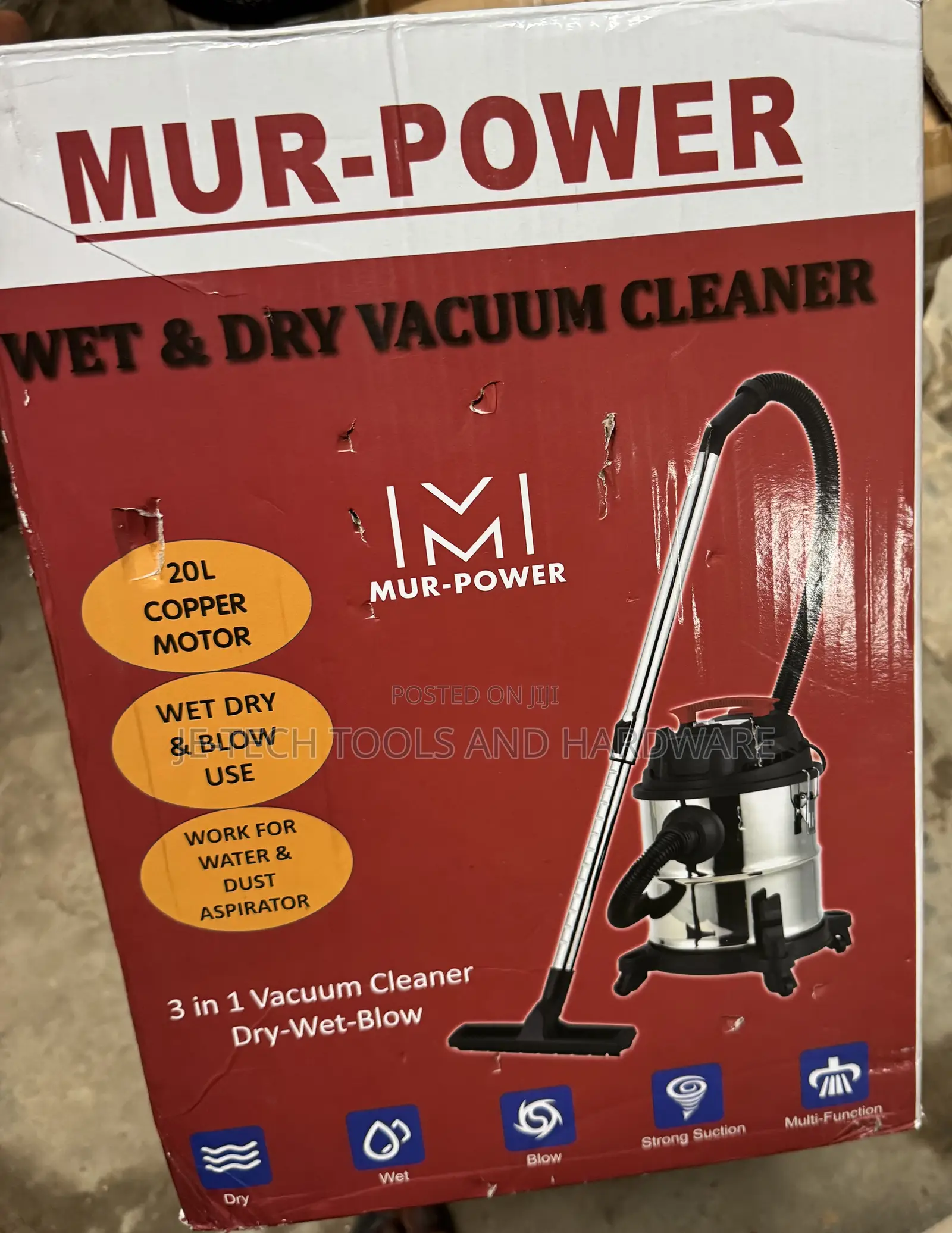 20 L Murpower Wet Dry Vacuum Cleaner