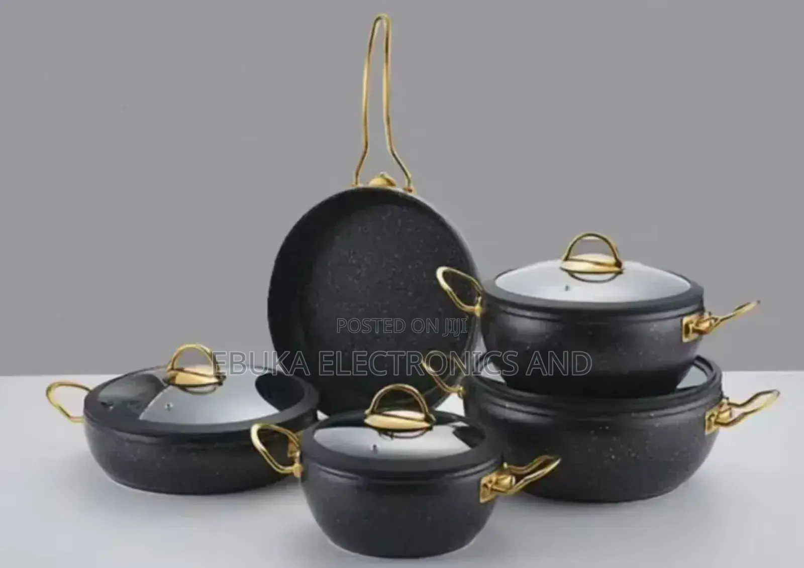 Donnor 11-PCS High Quality Enamel Granite Pot/Cookware SetIs Availabl