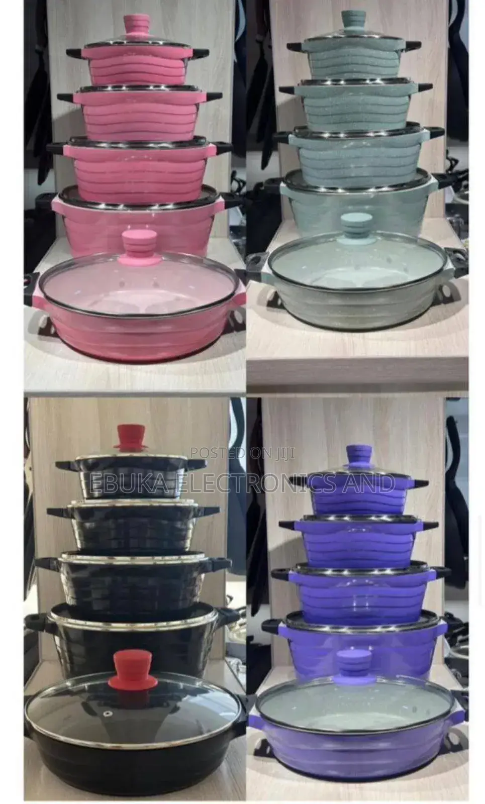 10 PCS Realchef Granite Pot/Cookware SetIs Available