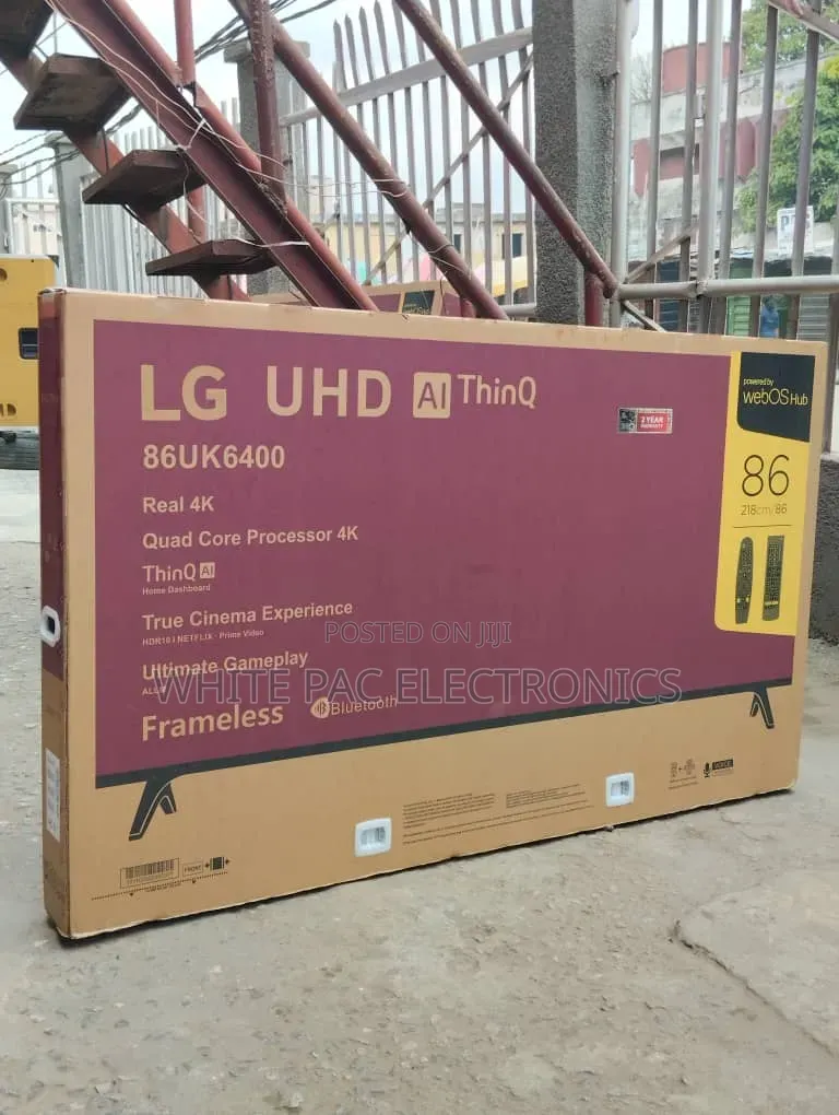 New 2026 >Lg 86"Inch's Ai Webos Smart Thinq Remote Voice Flat Tv >