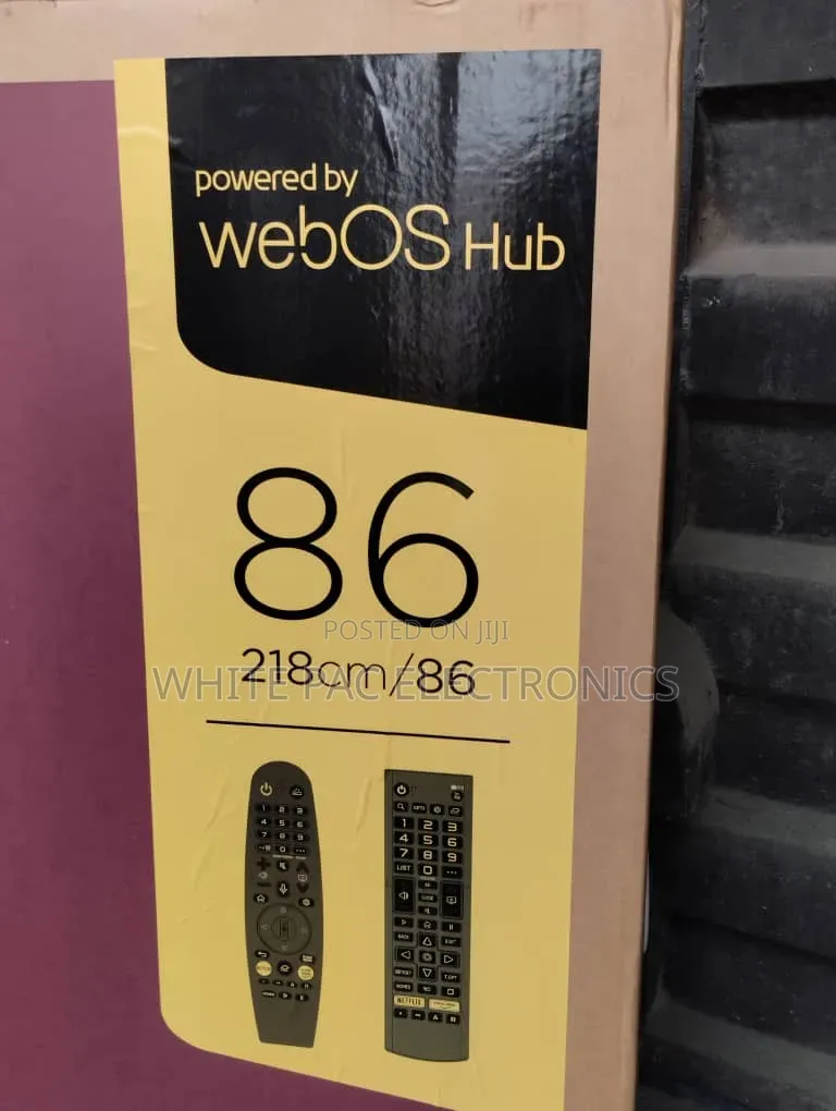 New 2026 >Lg 86"Inch's Ai Webos Smart Thinq Remote Voice Flat Tv >
