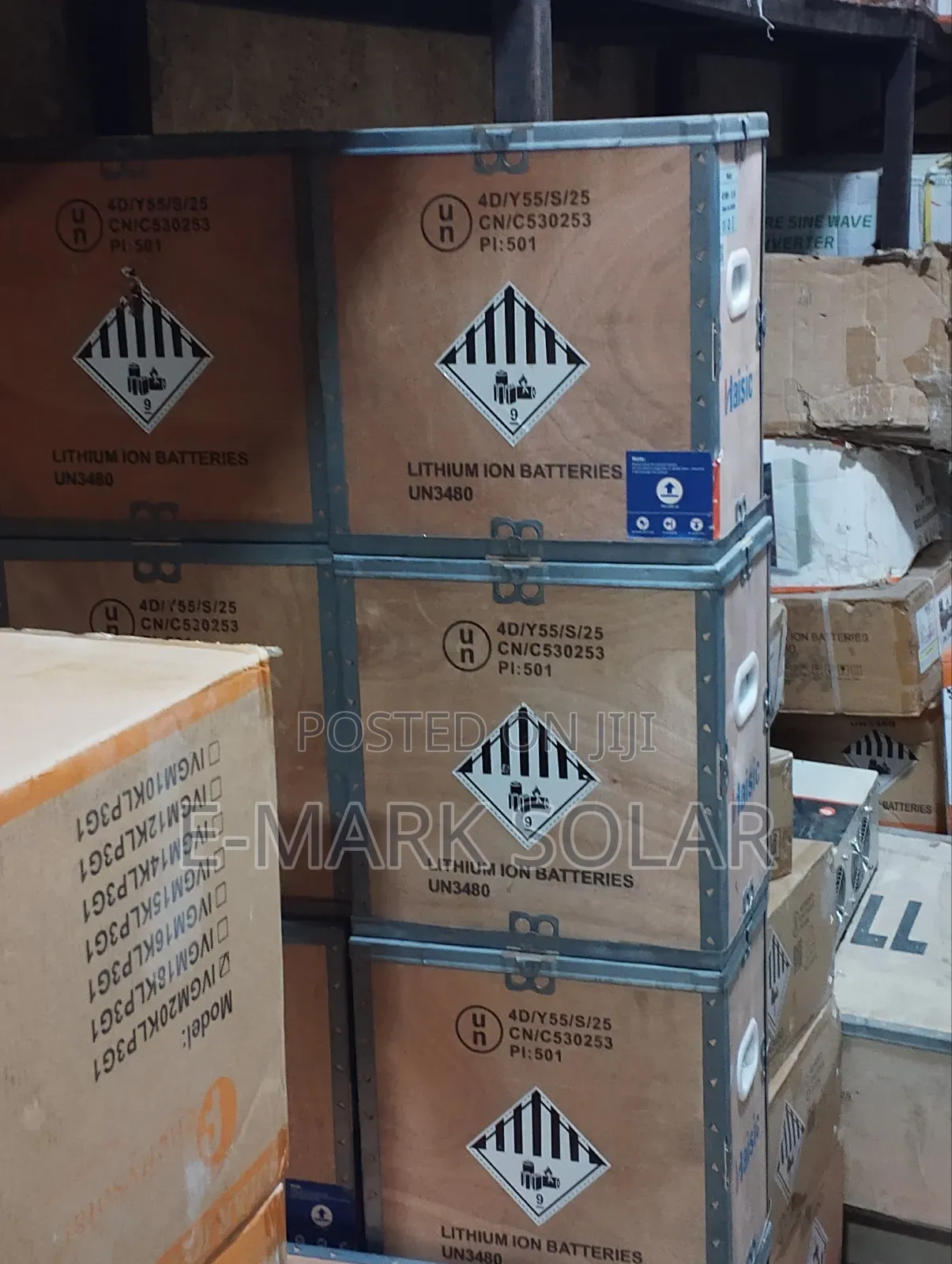 4kwh 12v Haisic Lithium Ion Solar Batteries  Available Now