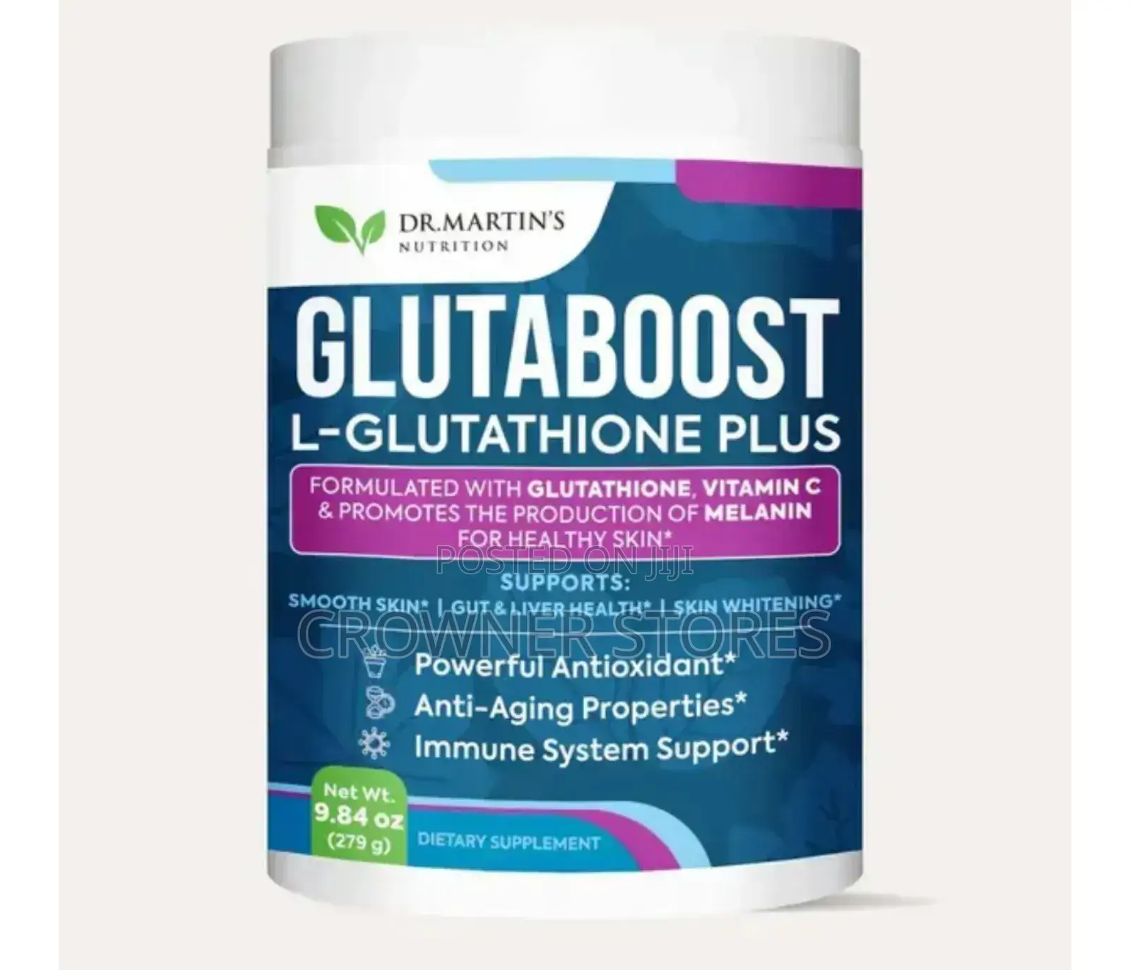 Dr Martins Nutrition 6970mg Glutathione Powder for Skin