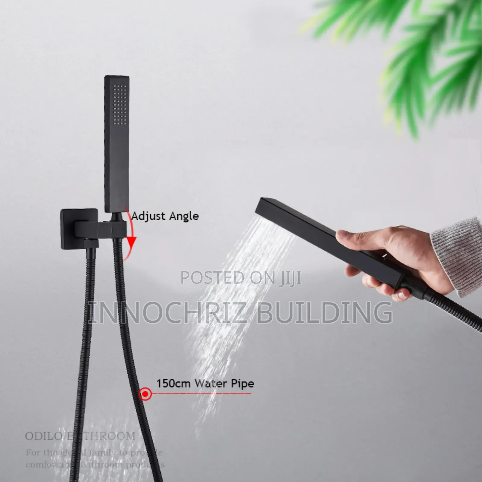 5-Ways Conduit Shower (Black)