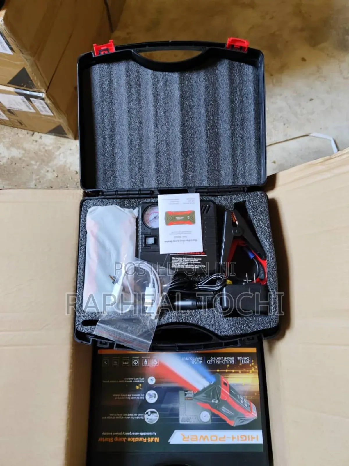 Car Battery Jump Starter Tyre Inflator Power Bank
