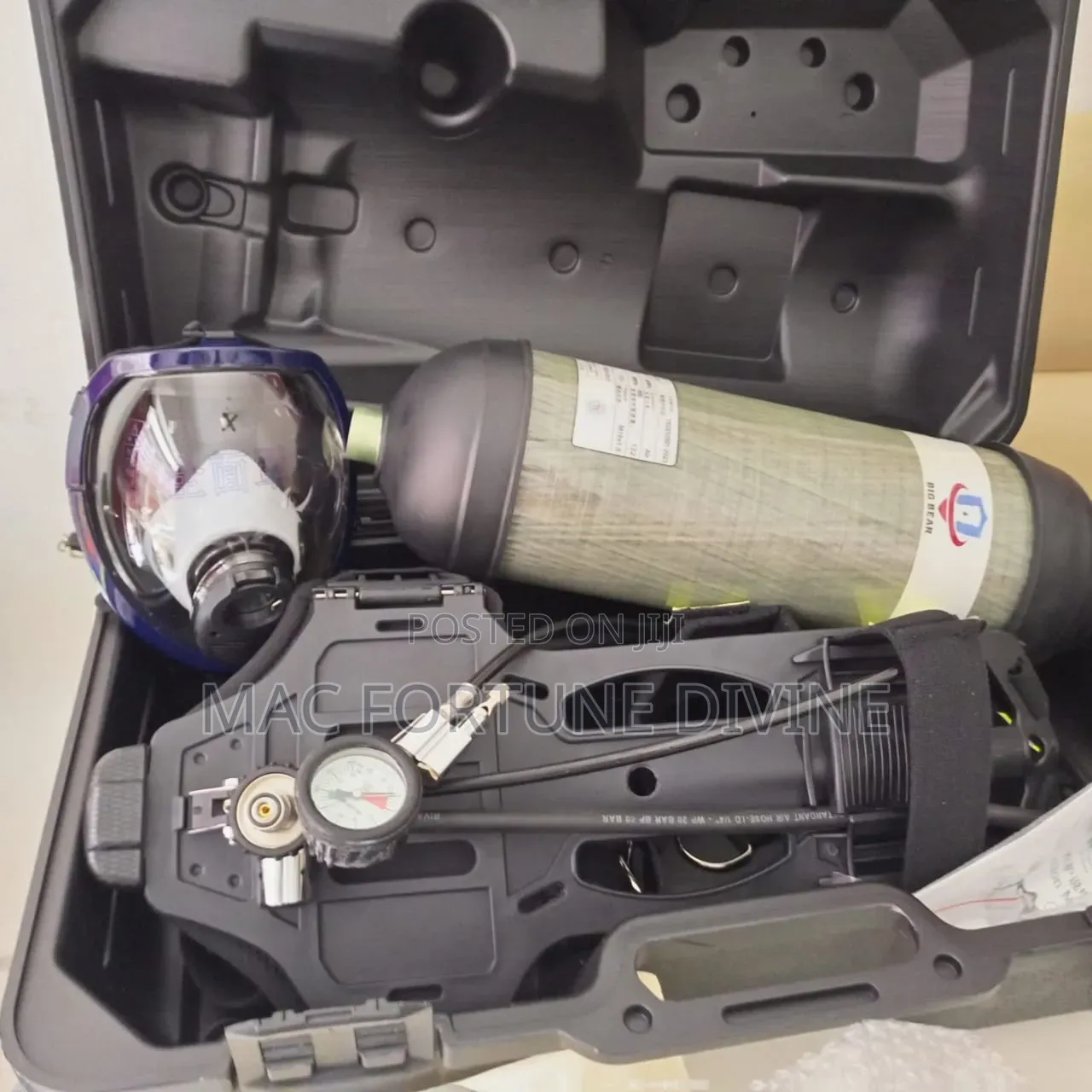 Complete Set Of Fibre Breathing Apparatus Self-contained