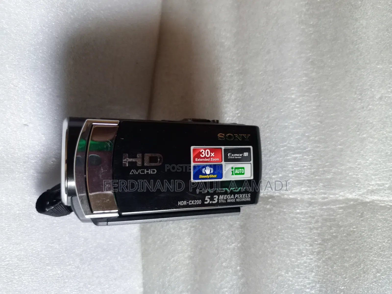 Sony Hd Video Photo Camera for Livestream With External Memory Sd
