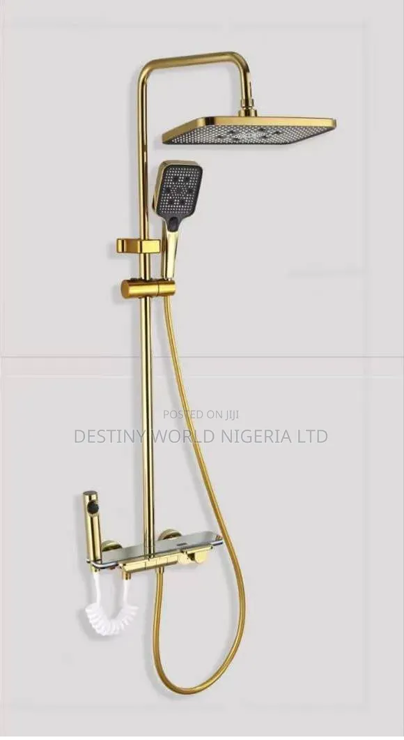 Golden Surface Shower Mixer