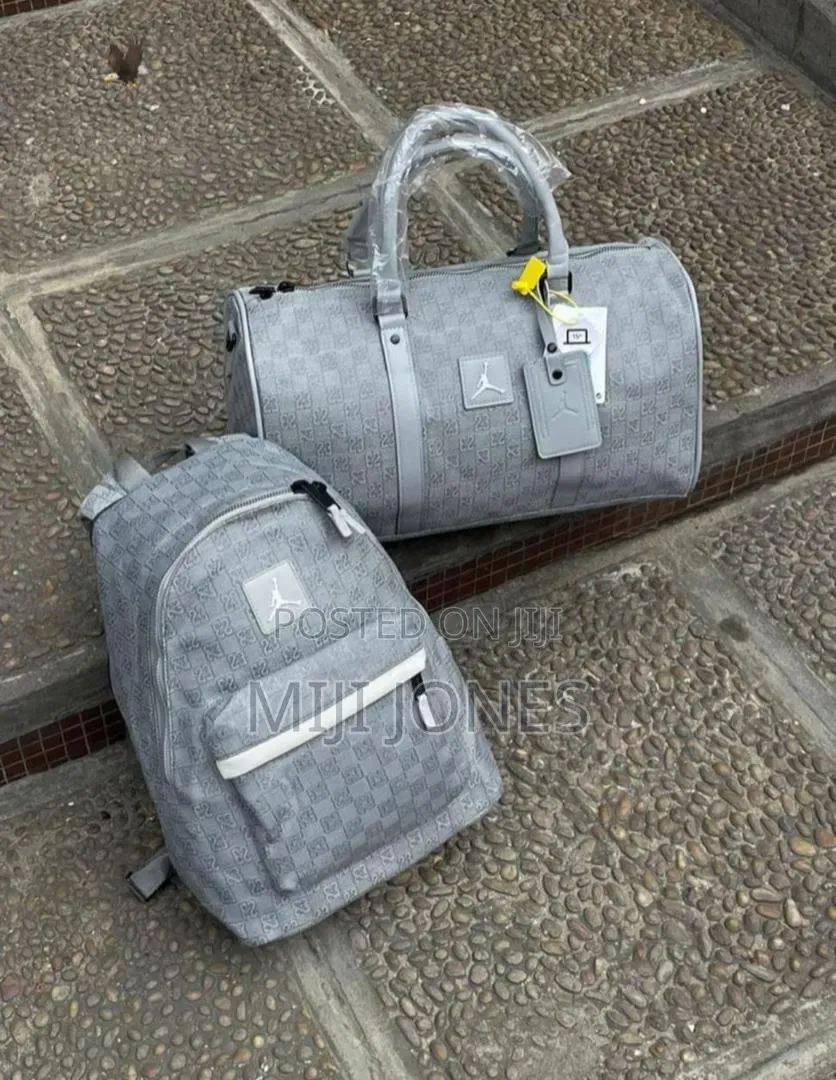 *Jordan Inspired Backpack +Duffel Bag Combo - High Grade Replica Set*